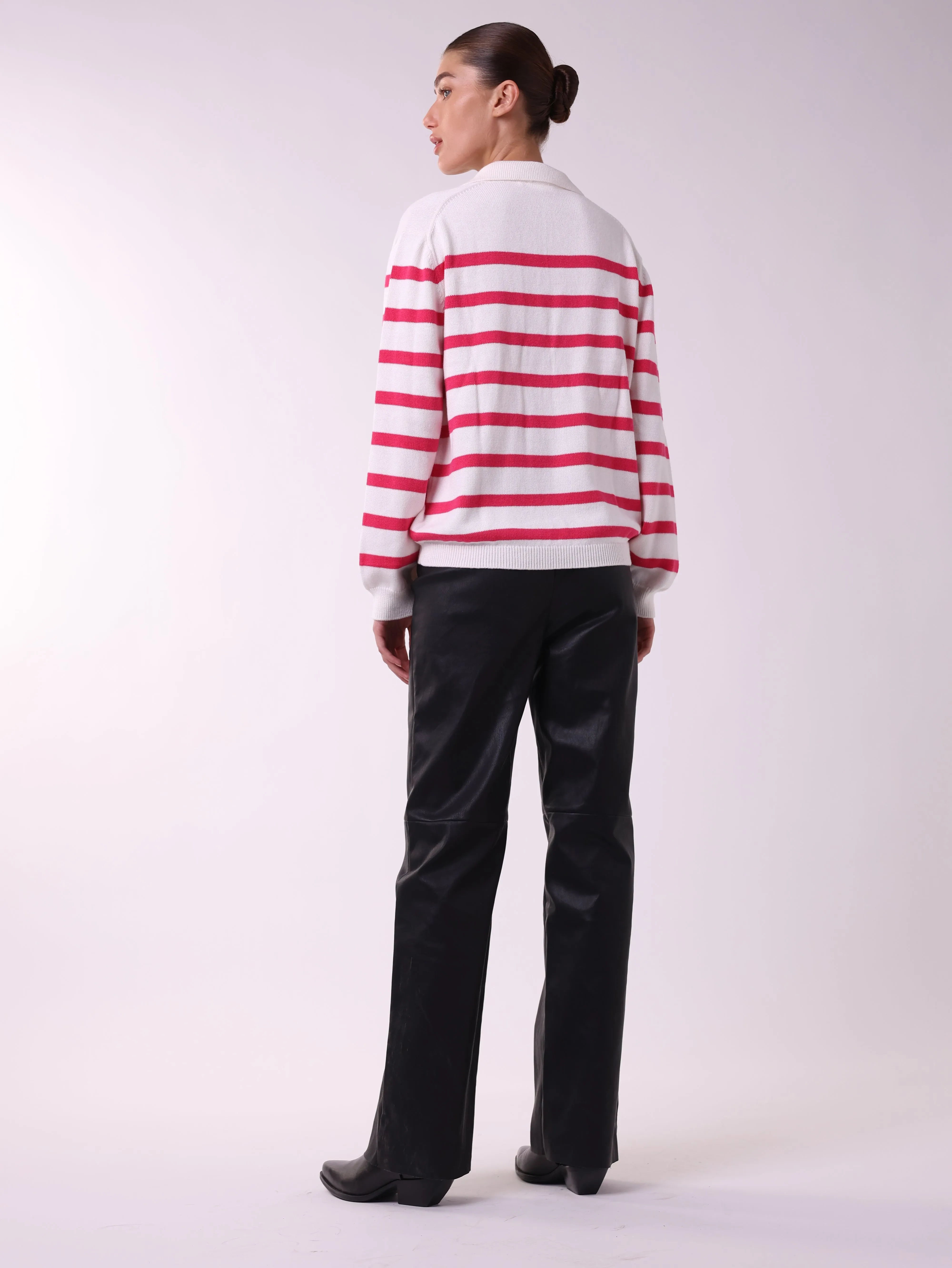 Sequined Stripe Knit