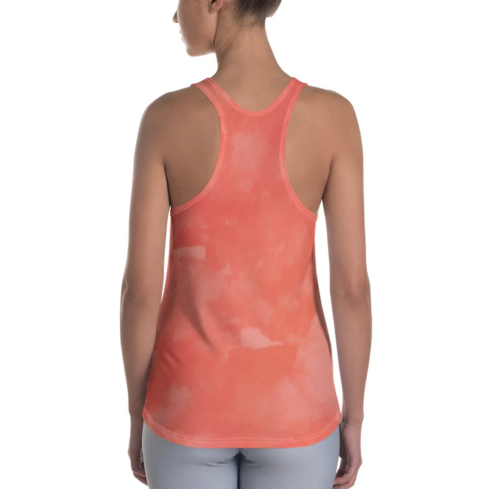 Shop Life™ Shop It Like It's Hot Living Coral Women's Racerback Tank