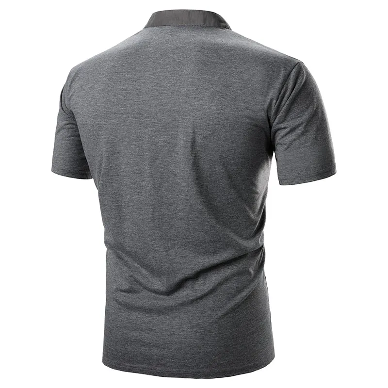 Short Sleeve Collarless Casual Top