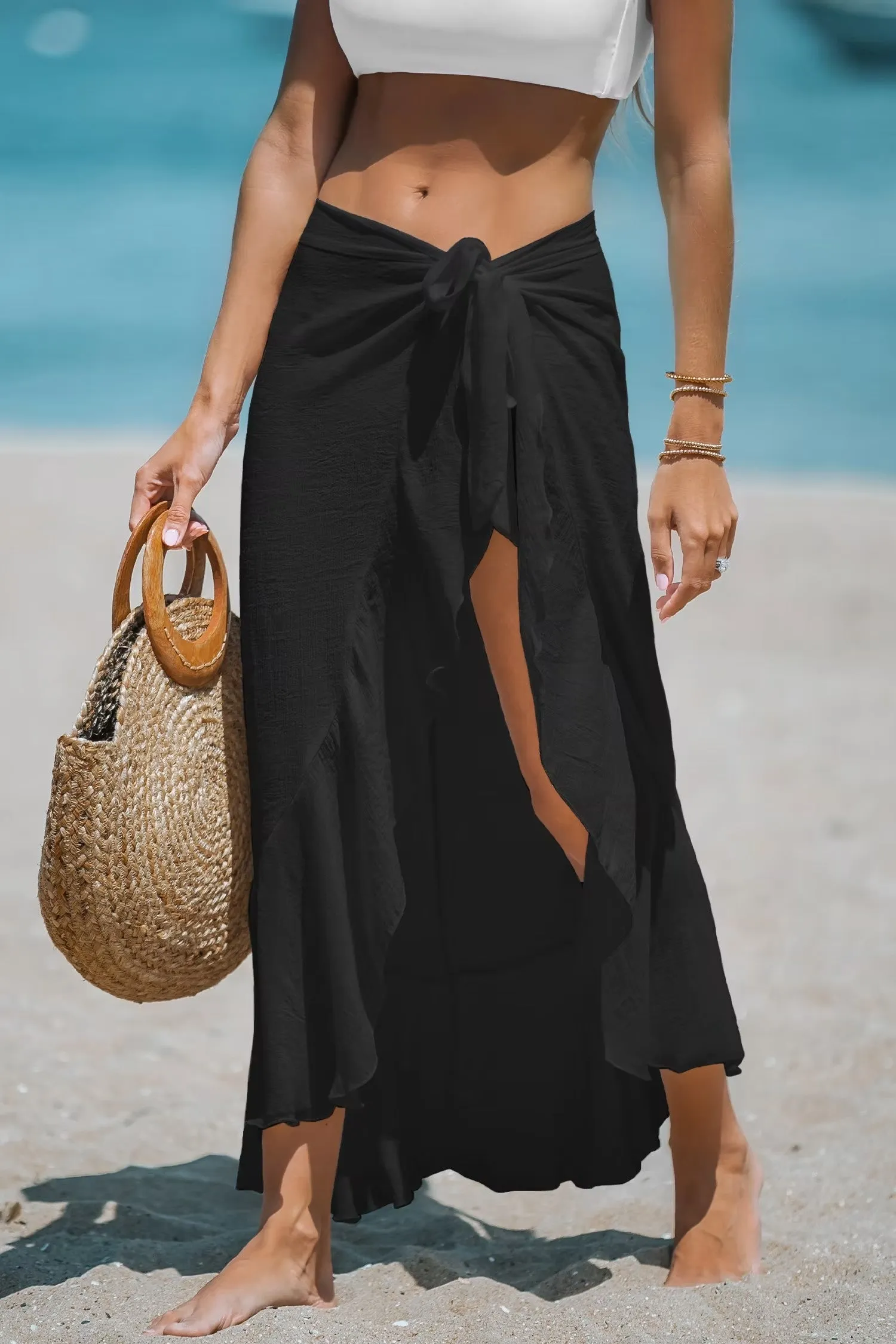 Side Tie Knot Beach Sarong