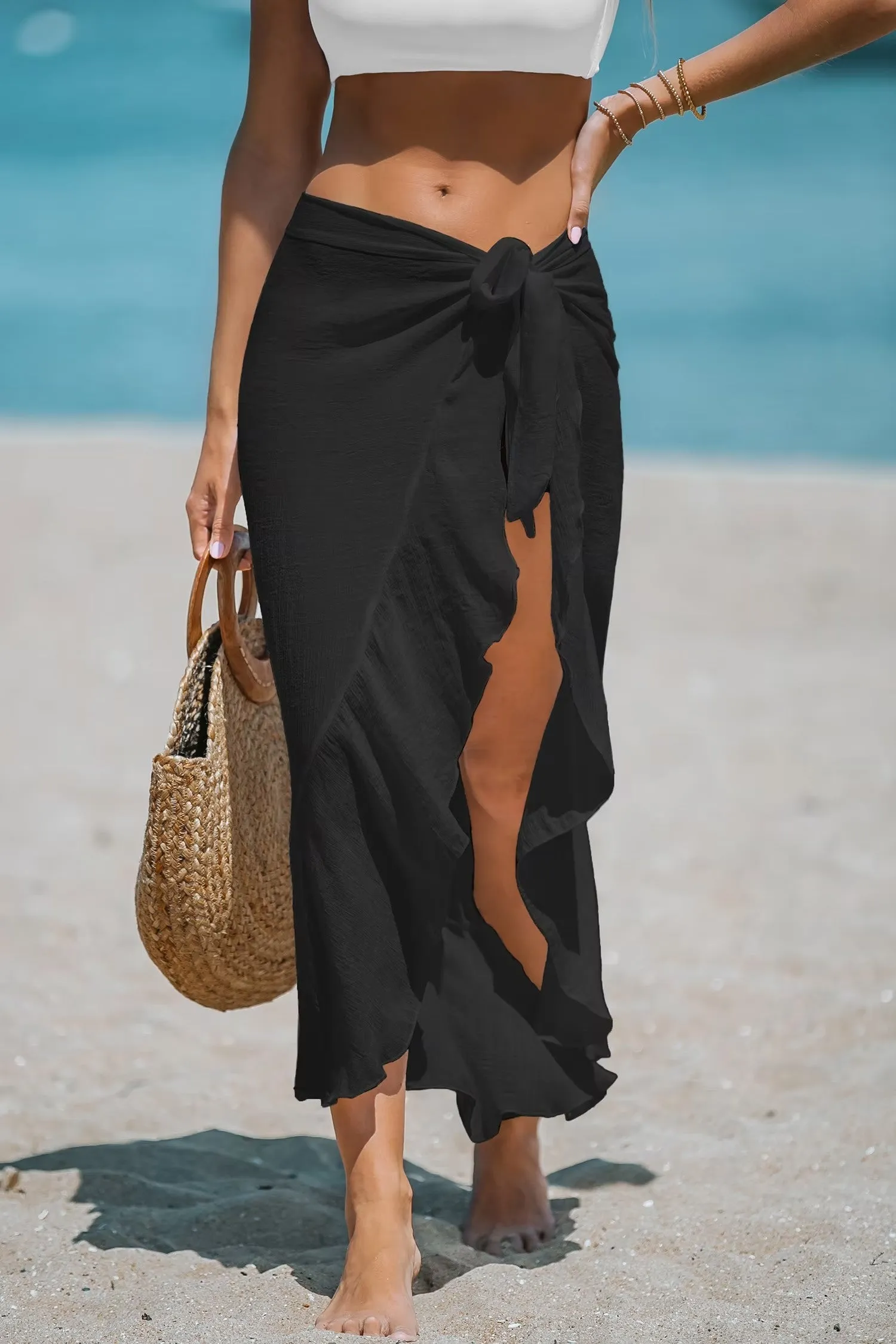 Side Tie Knot Beach Sarong