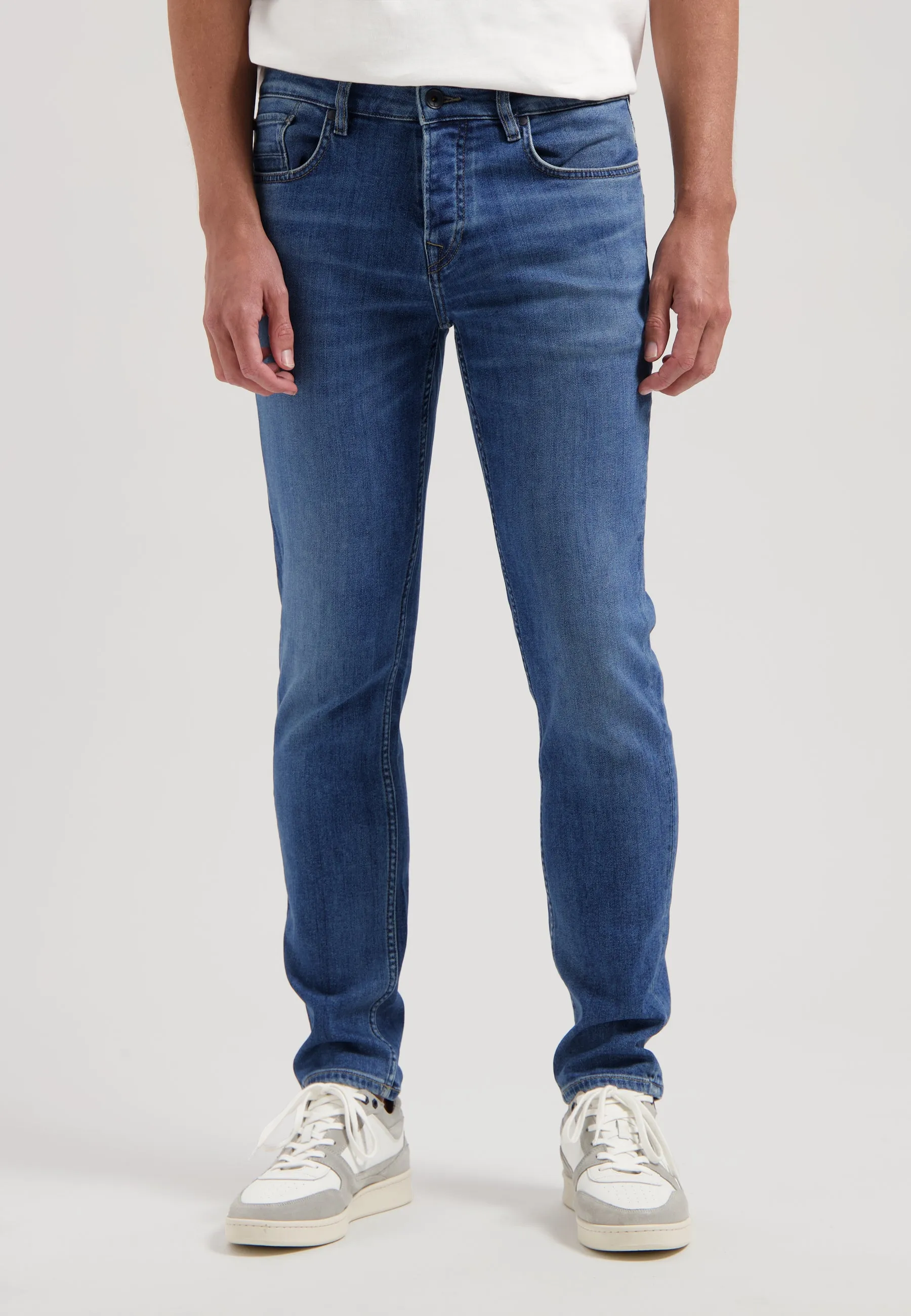 Sir B Tapered Fit Afthentiko Blue