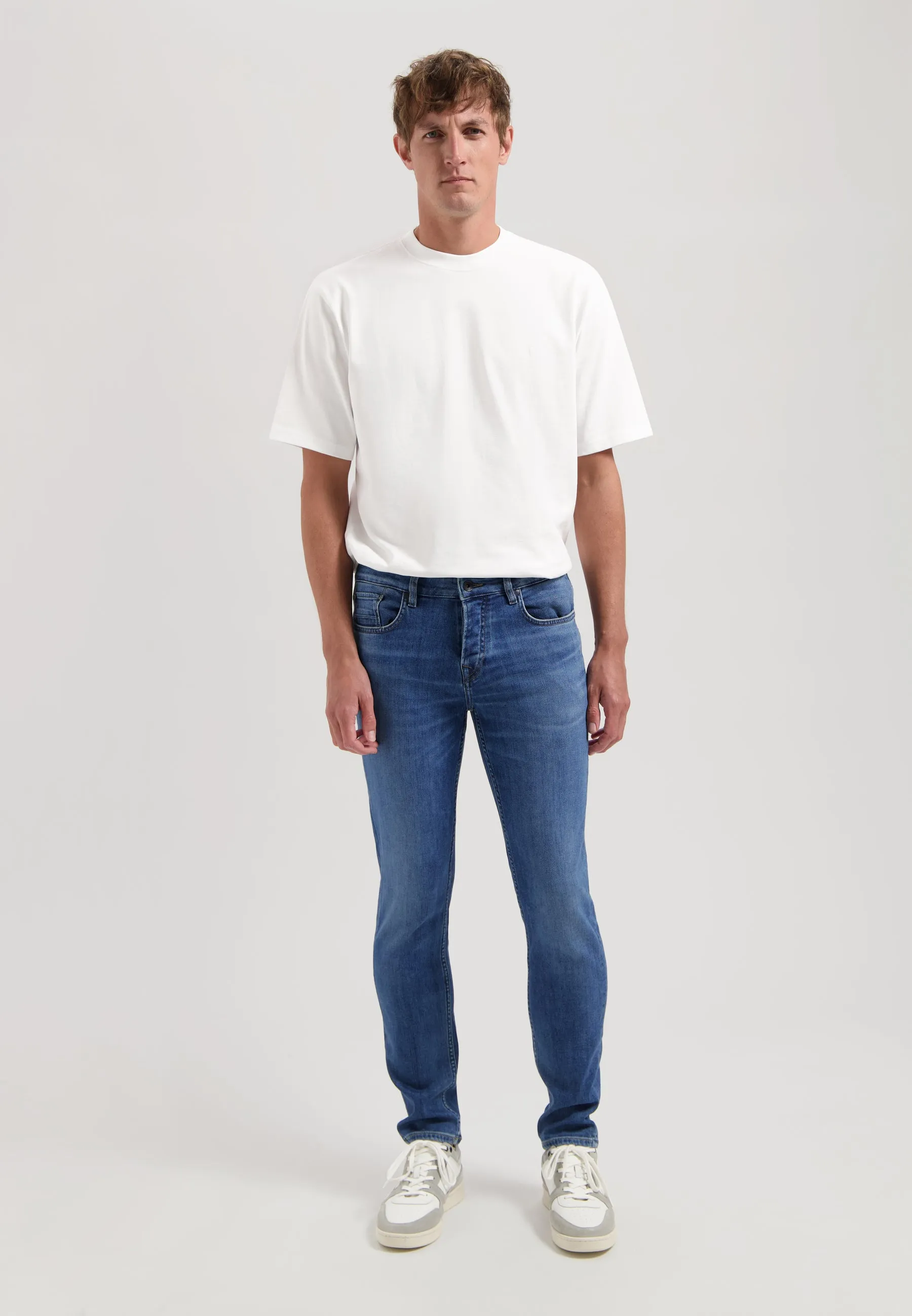 Sir B Tapered Fit Afthentiko Blue