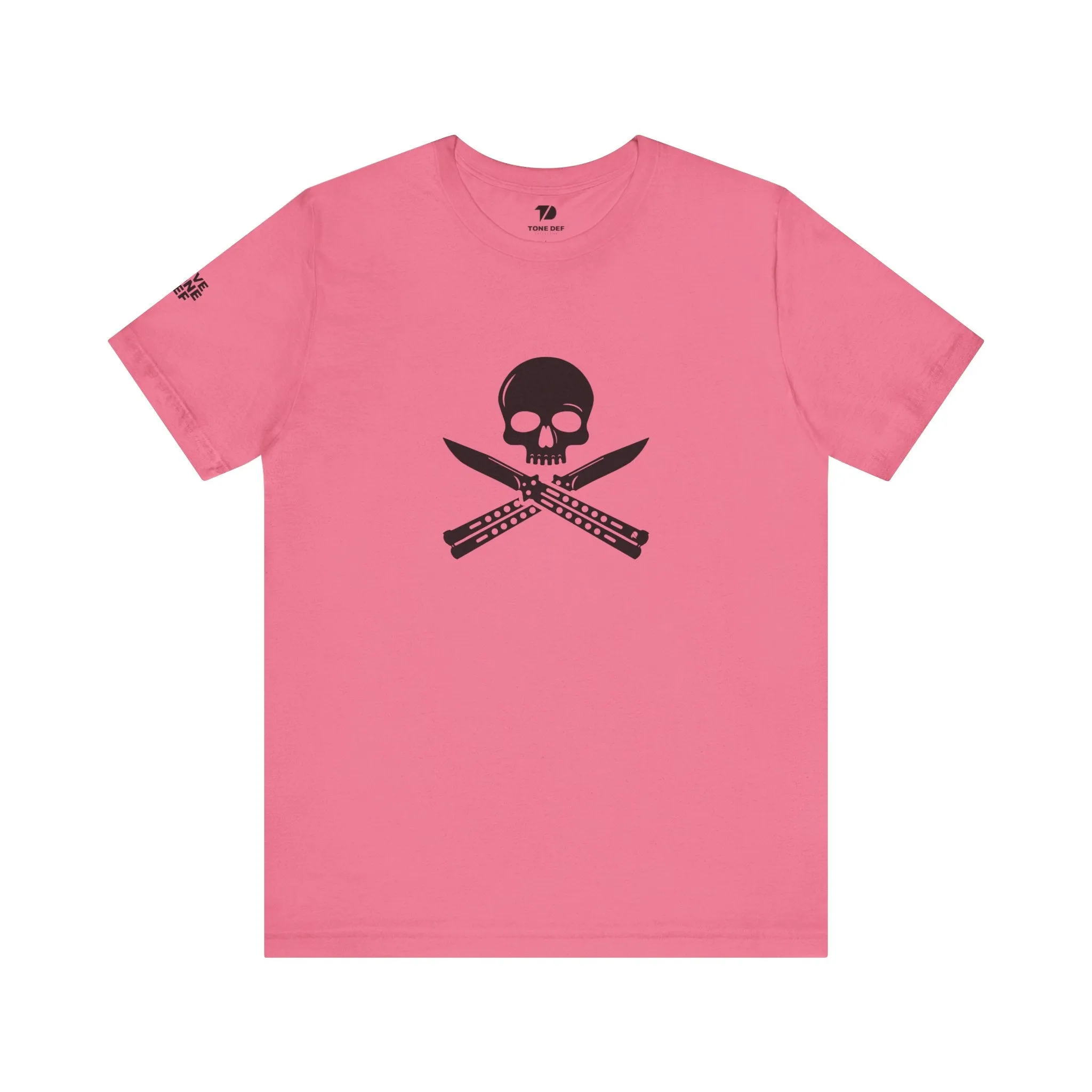 Skull & Butterfly Knives - Unisex Jersey Short Sleeve Tee