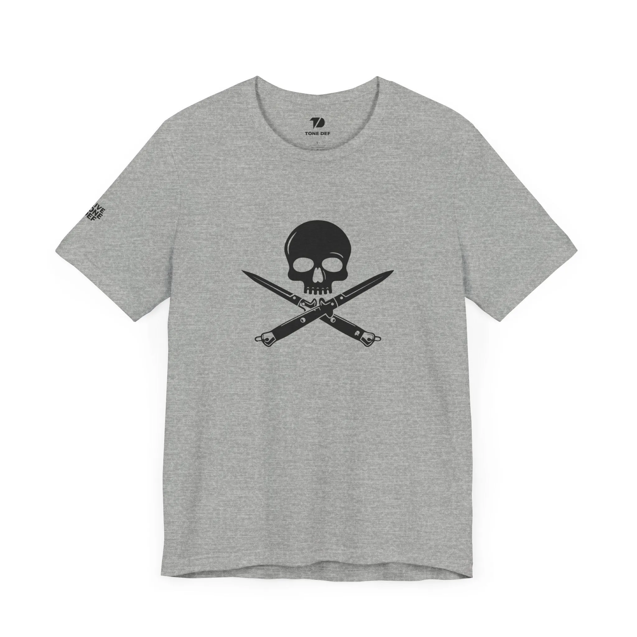 Skull & Switch Blades - Unisex Jersey Short Sleeve Tee