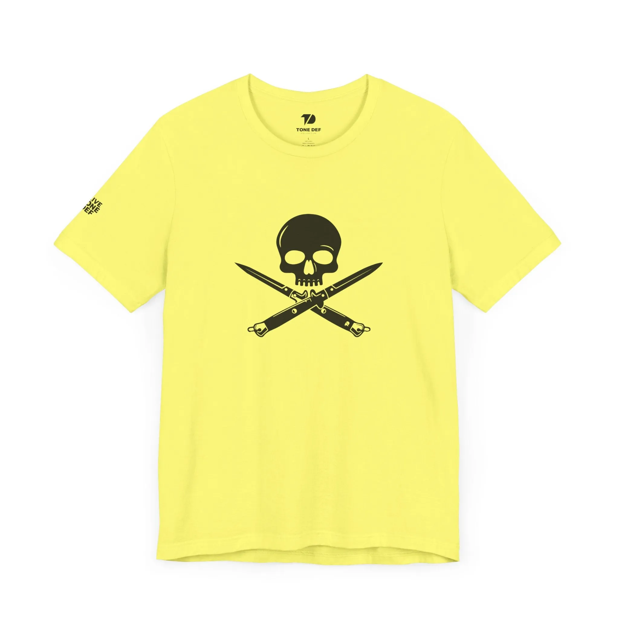 Skull & Switch Blades - Unisex Jersey Short Sleeve Tee