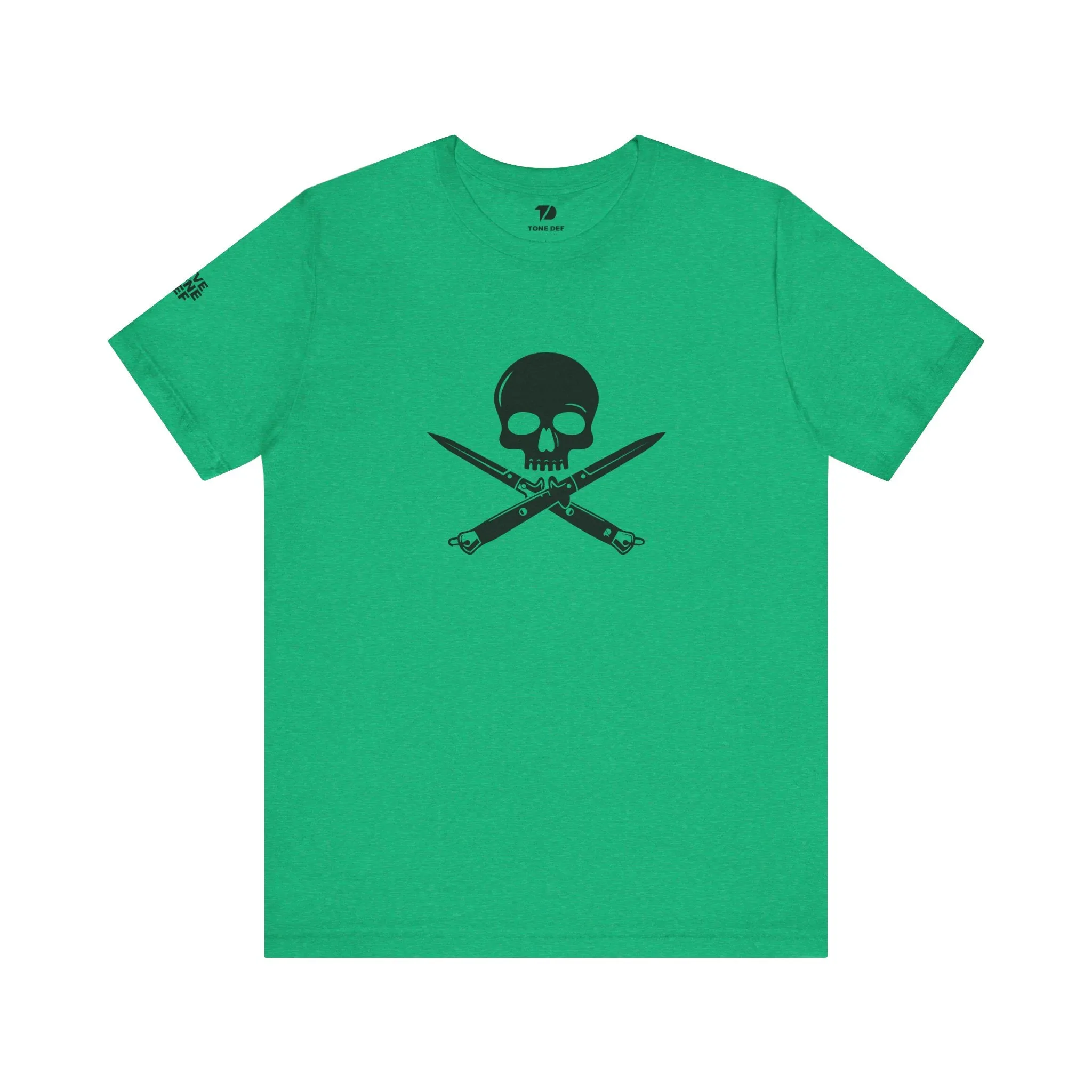 Skull & Switch Blades - Unisex Jersey Short Sleeve Tee