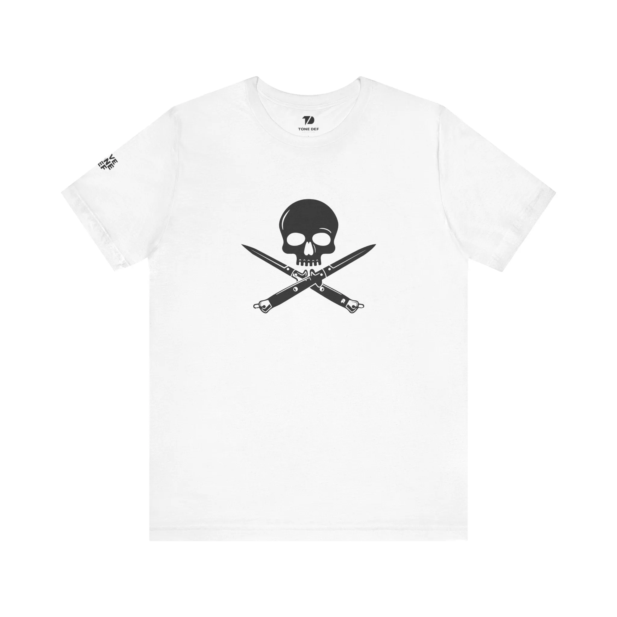 Skull & Switch Blades - Unisex Jersey Short Sleeve Tee