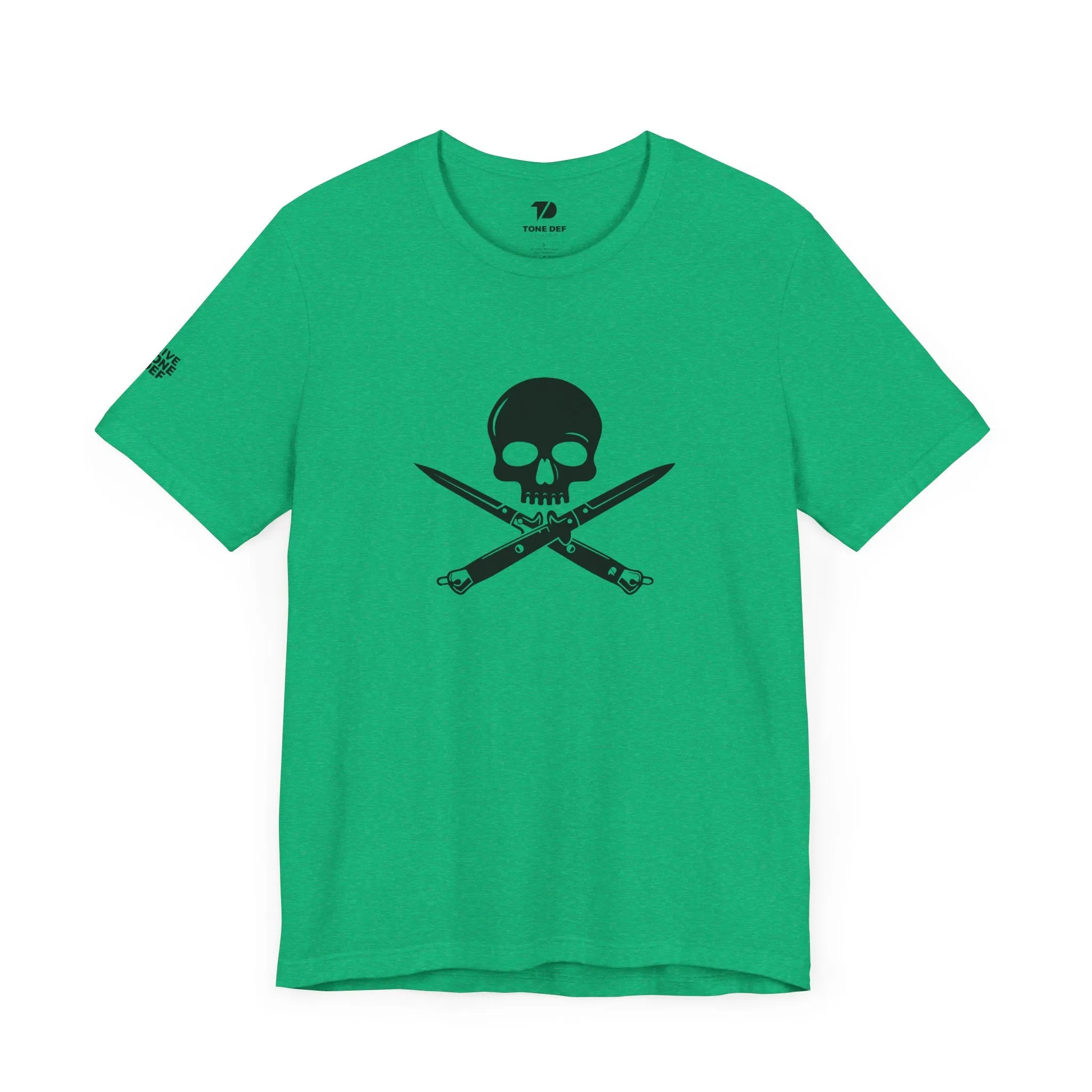 Skull & Switch Blades - Unisex Jersey Short Sleeve Tee