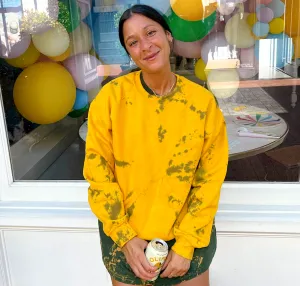 Smoke Gold Tie Dye Crewneck