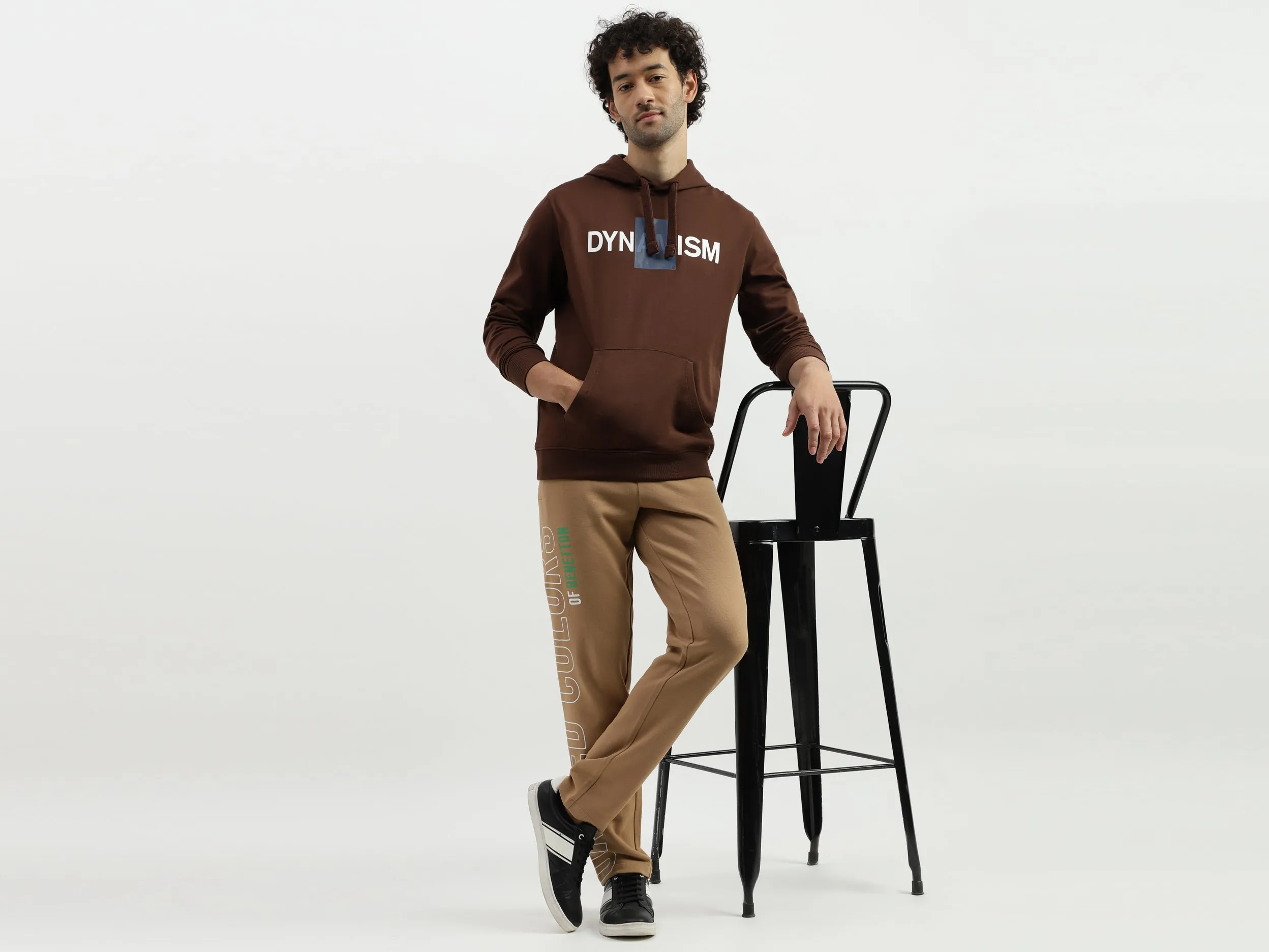 Solid Regular Fit Trackpants
