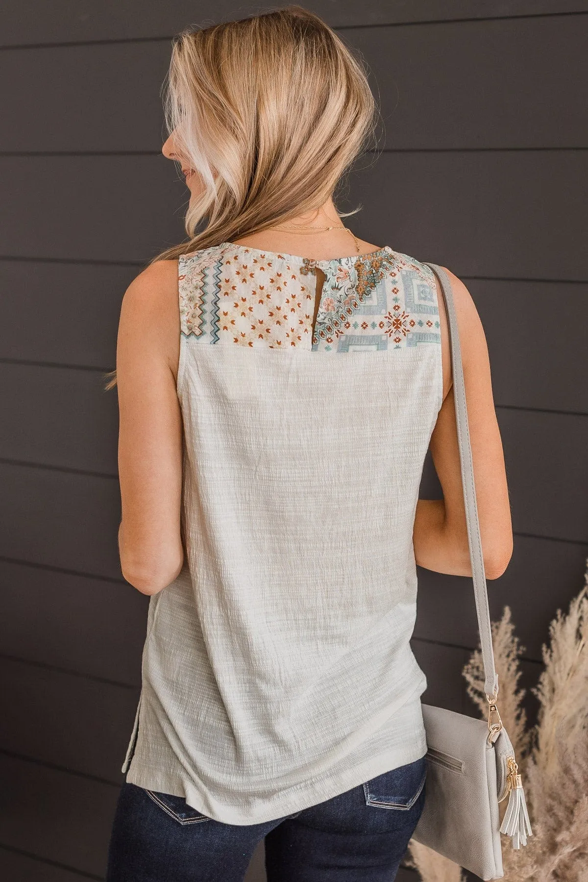Something To Talk About Tank Top- Off-White