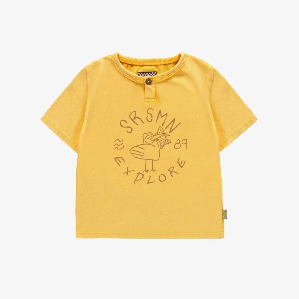 Souris Mini Baby Boys Seagull Tee - Yellow