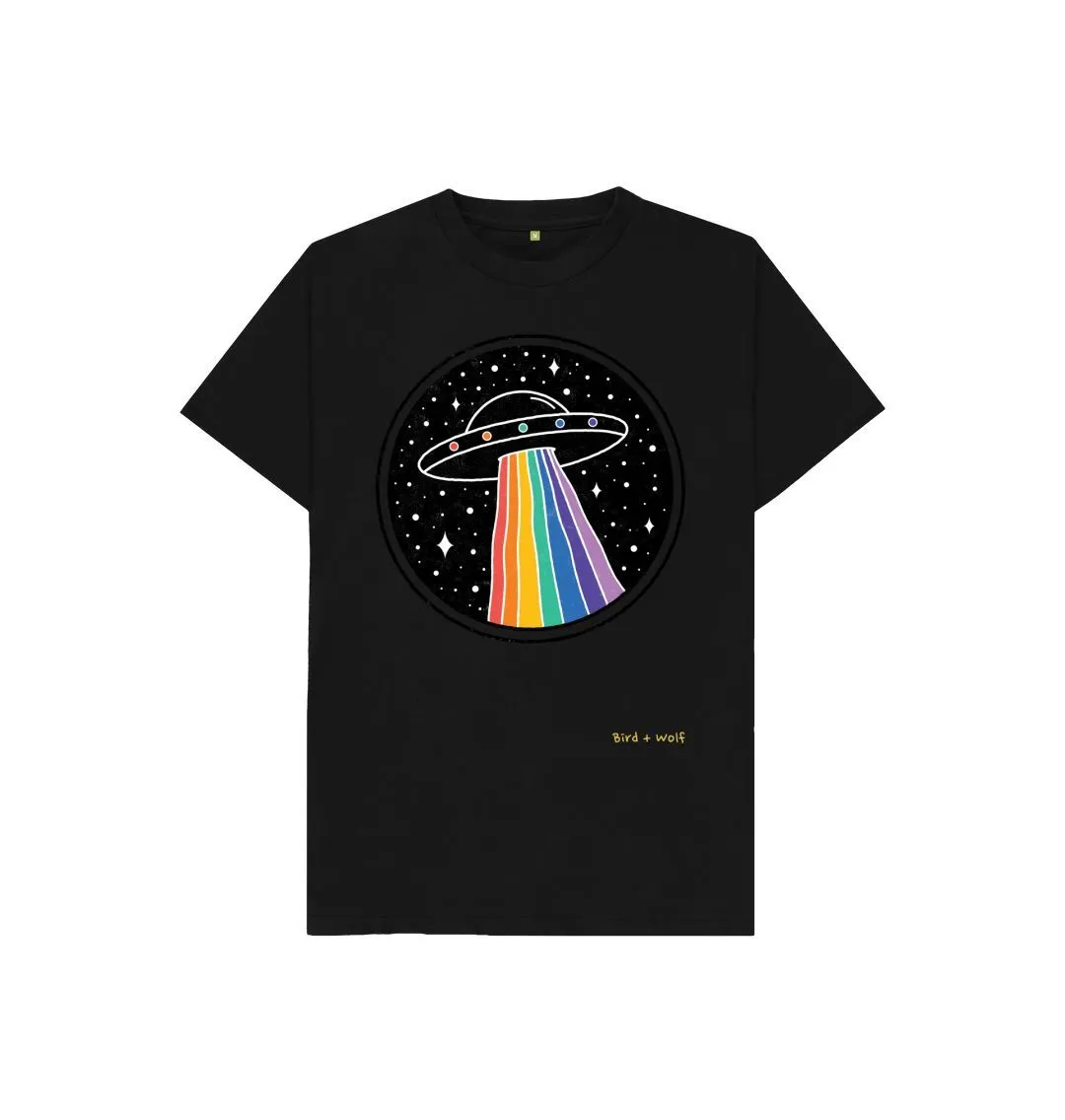 Space Ship Short  Sleeve Kids Tee