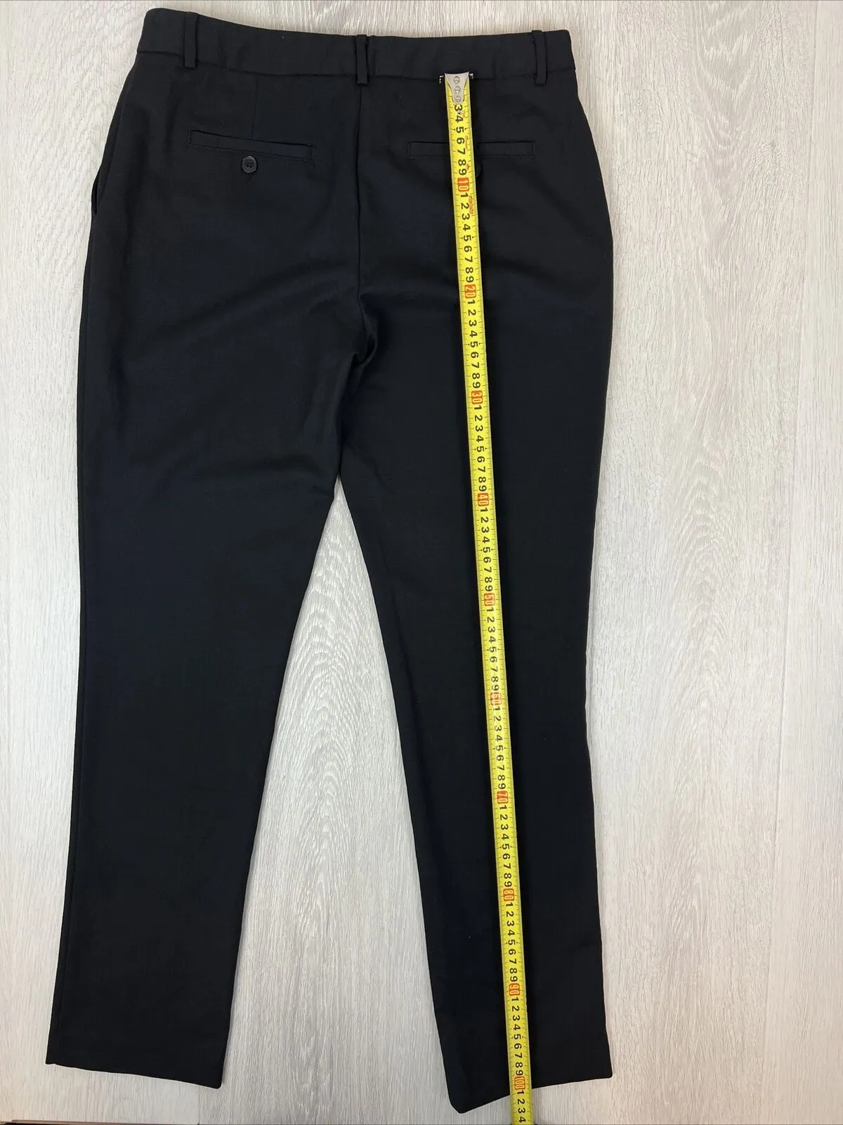 Sportscraft Womens Black Wool Blend Dress Pants Size 10