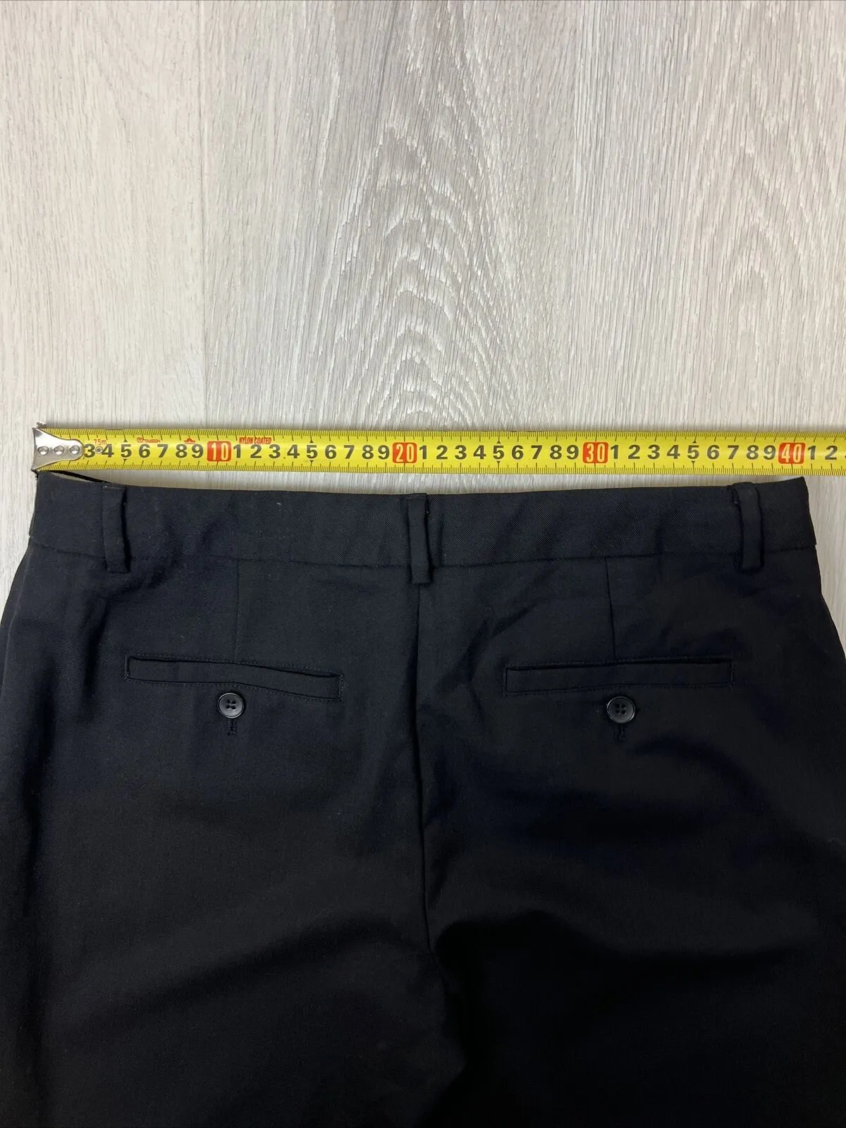 Sportscraft Womens Black Wool Blend Dress Pants Size 10