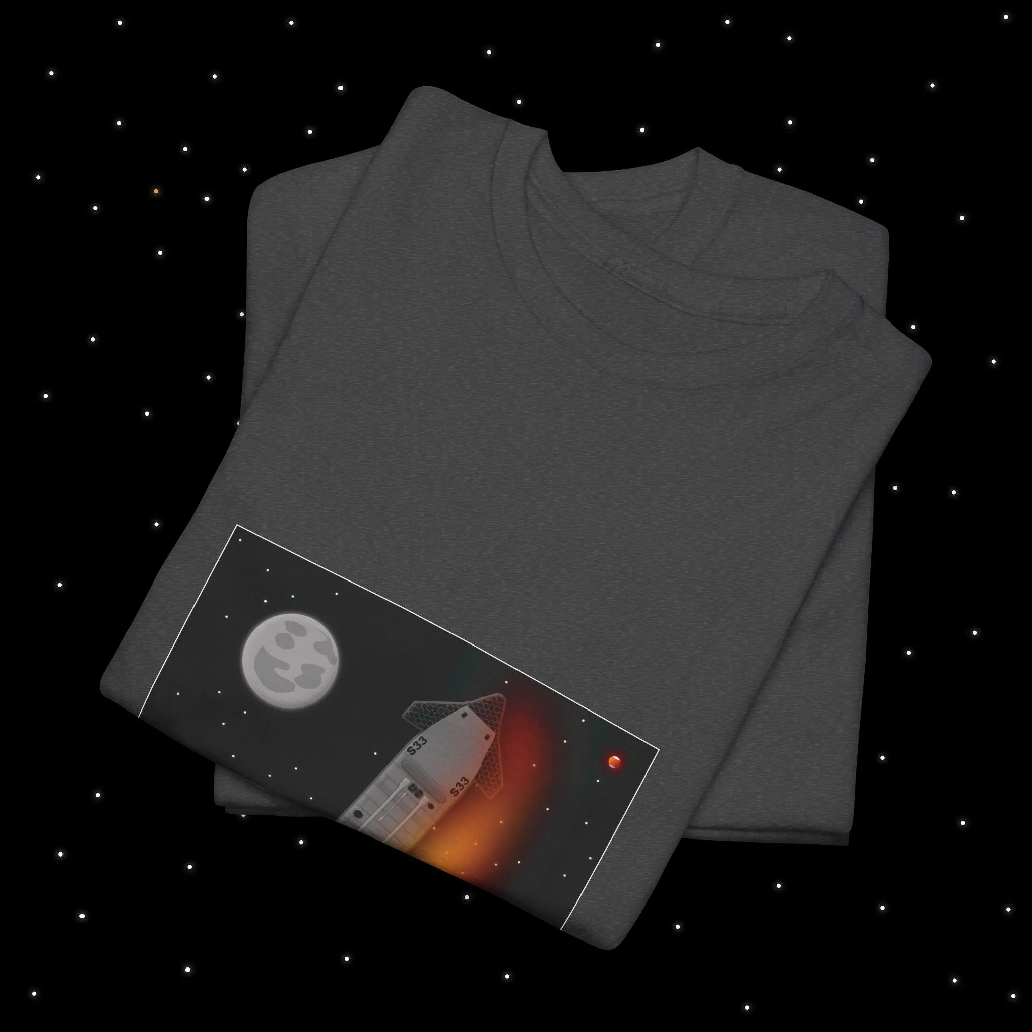 Starship Flight 7 Nebular Finds Spaceflight Mission T-Shirt