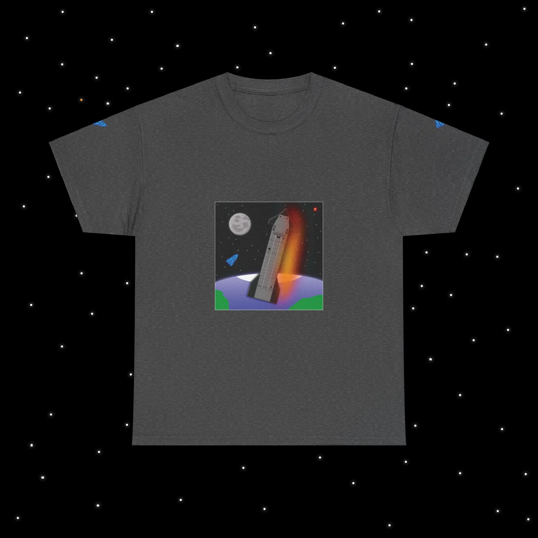 Starship Flight 7 Nebular Finds Spaceflight Mission T-Shirt