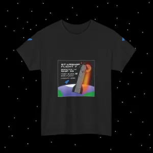 Starship Flight 7 Nebular Finds Spaceflight Mission T-Shirt