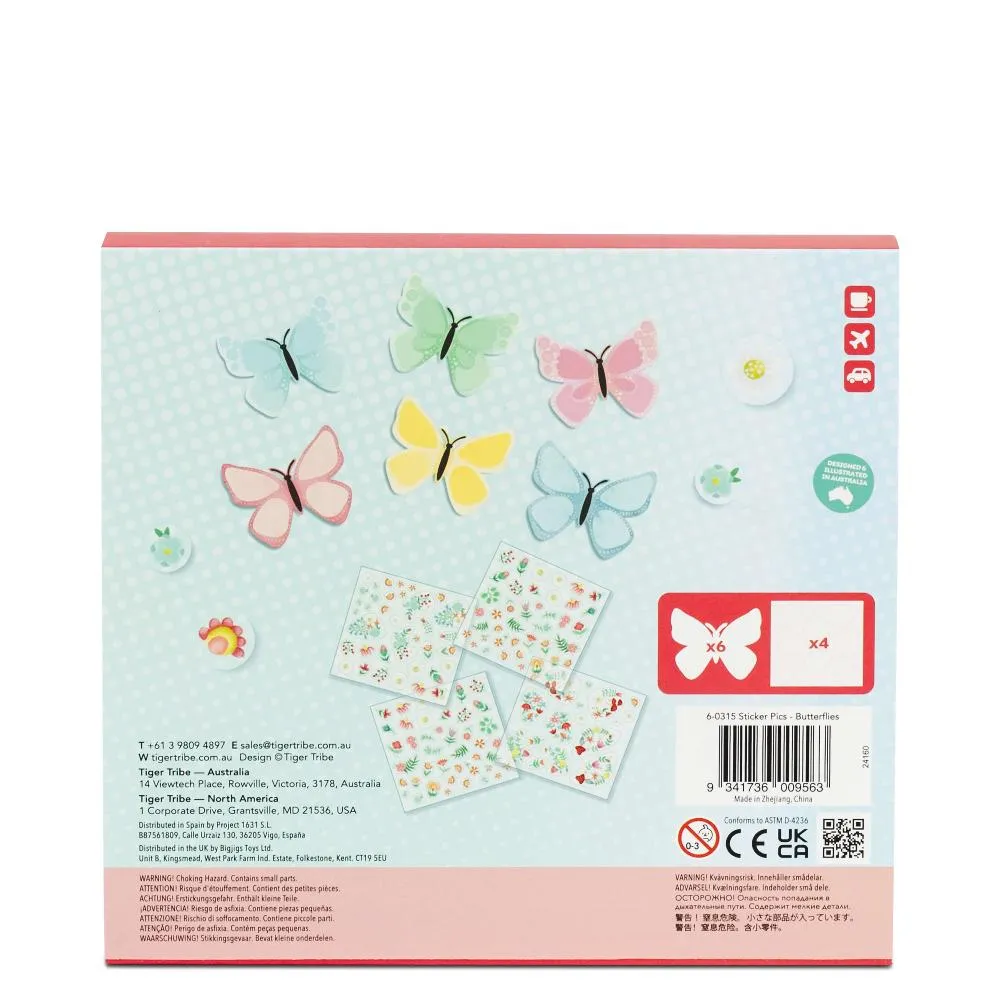 STICKER PICS BUTTERFLIES
