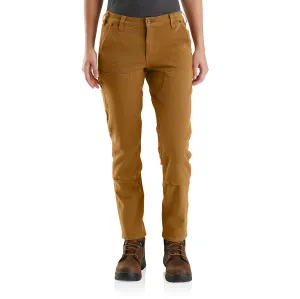 Straight Fit Twill Double Front Pant