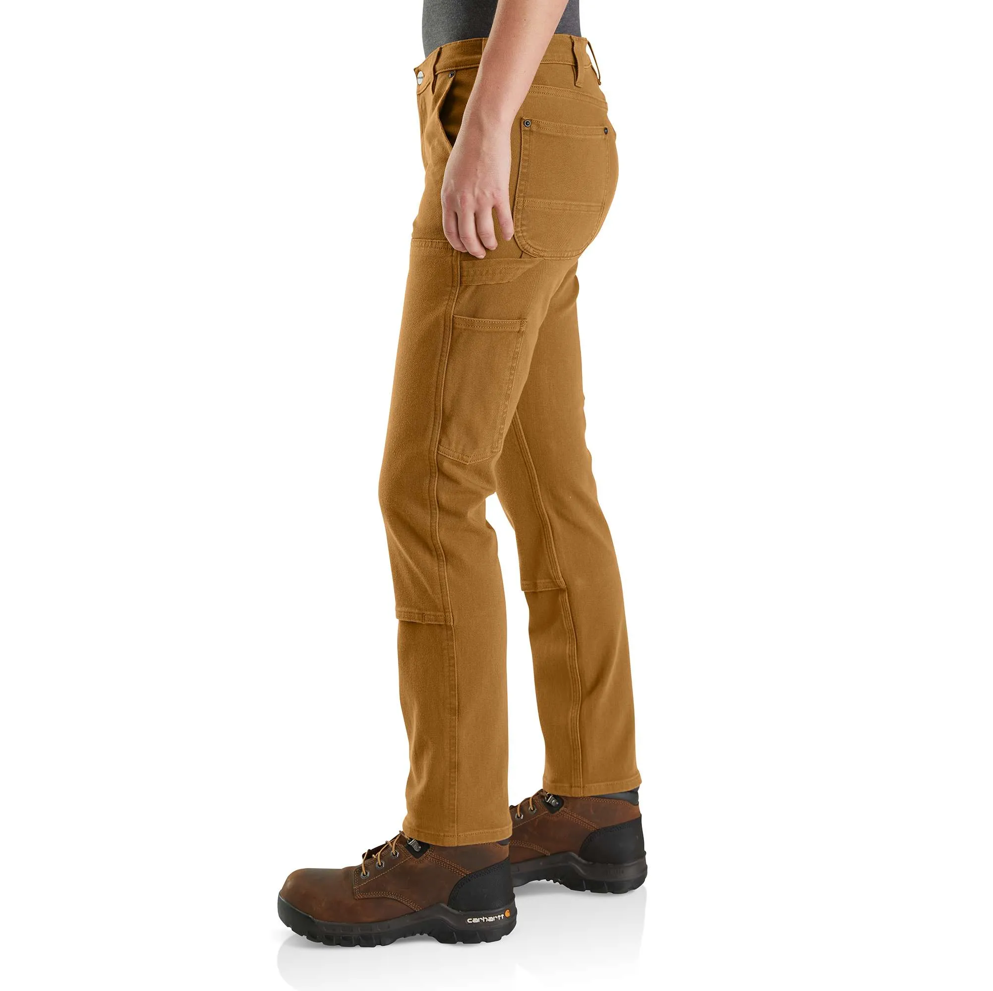 Straight Fit Twill Double Front Pant