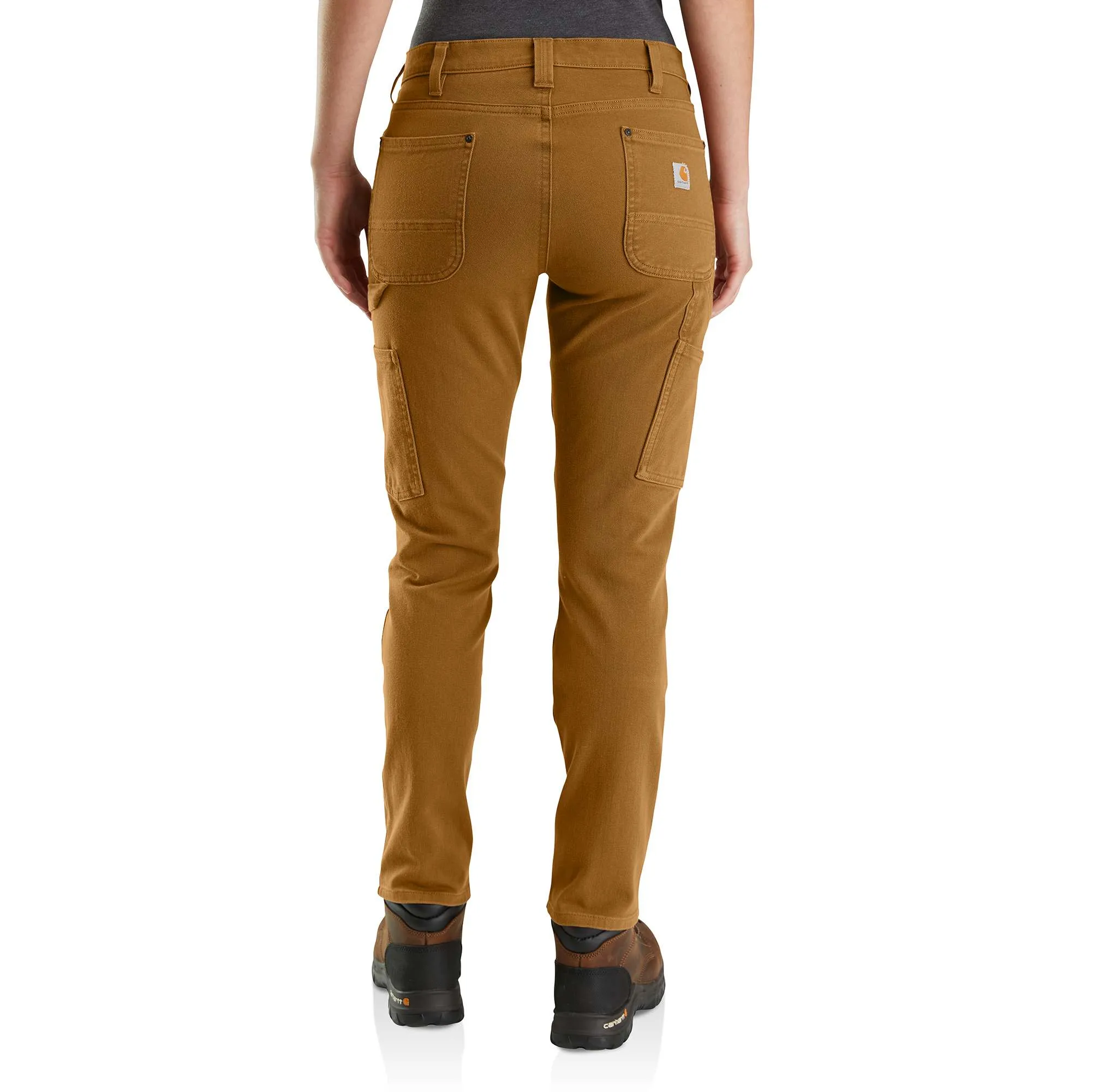 Straight Fit Twill Double Front Pant