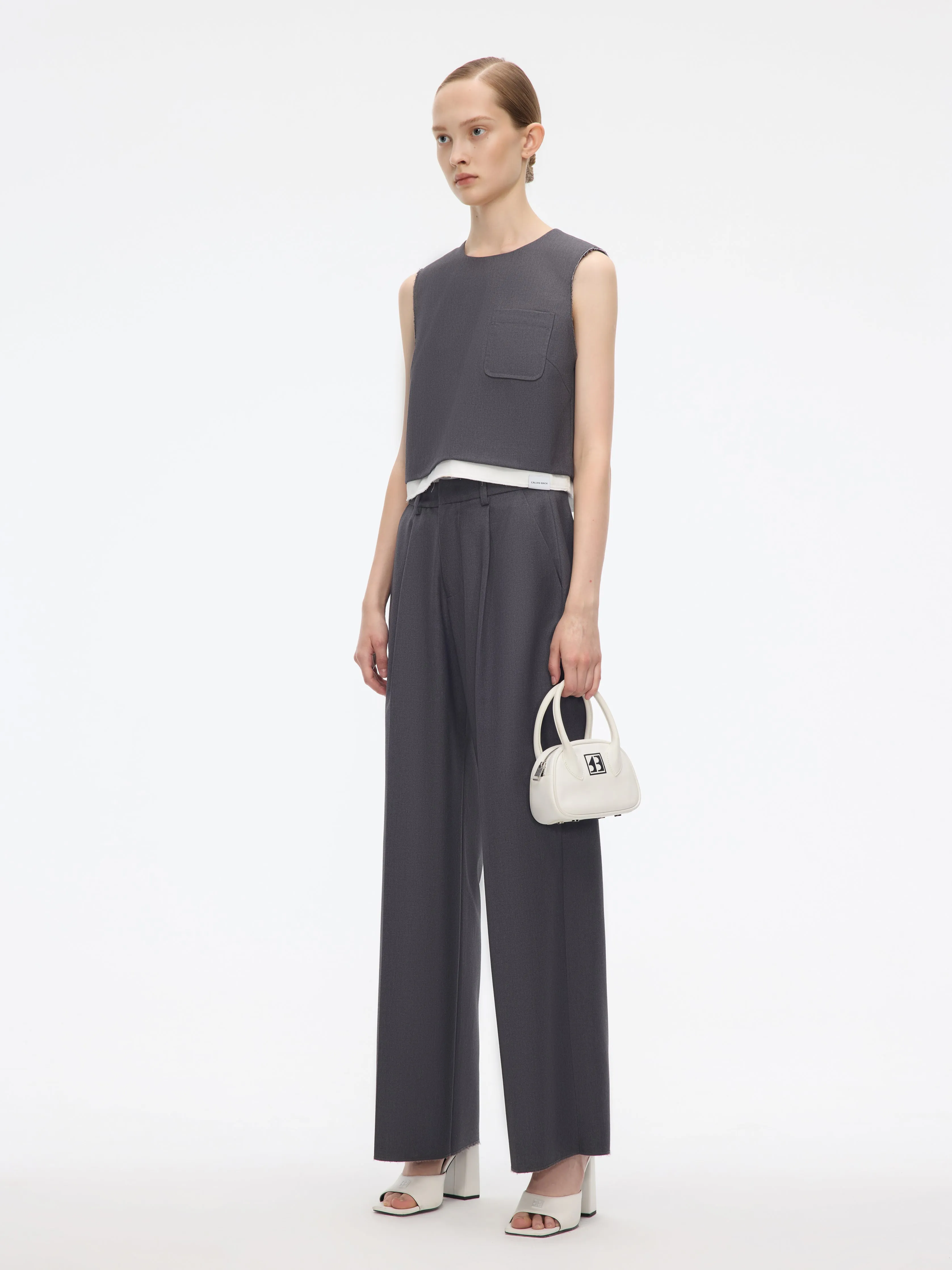 Straight-leg pants