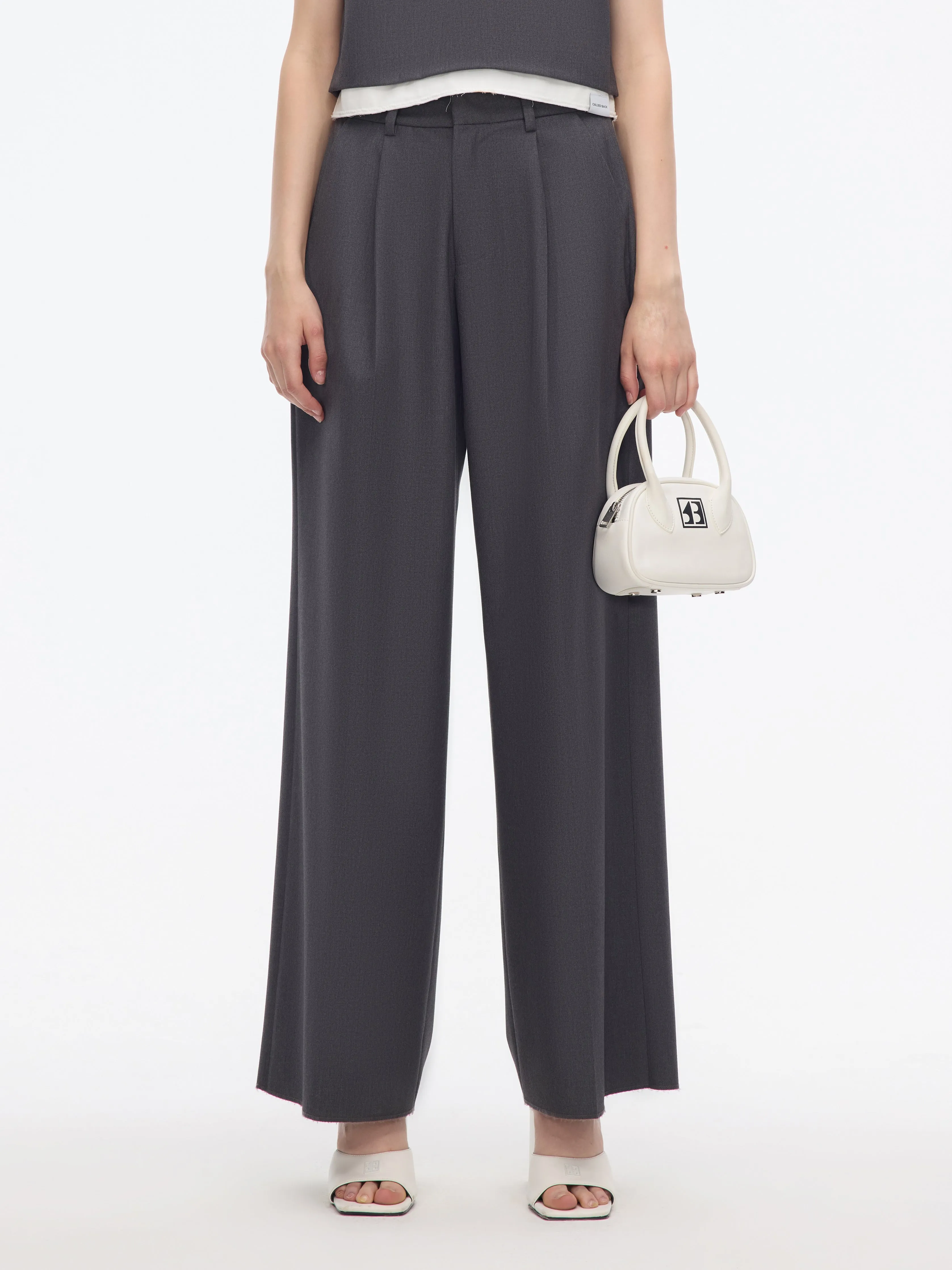 Straight-leg pants