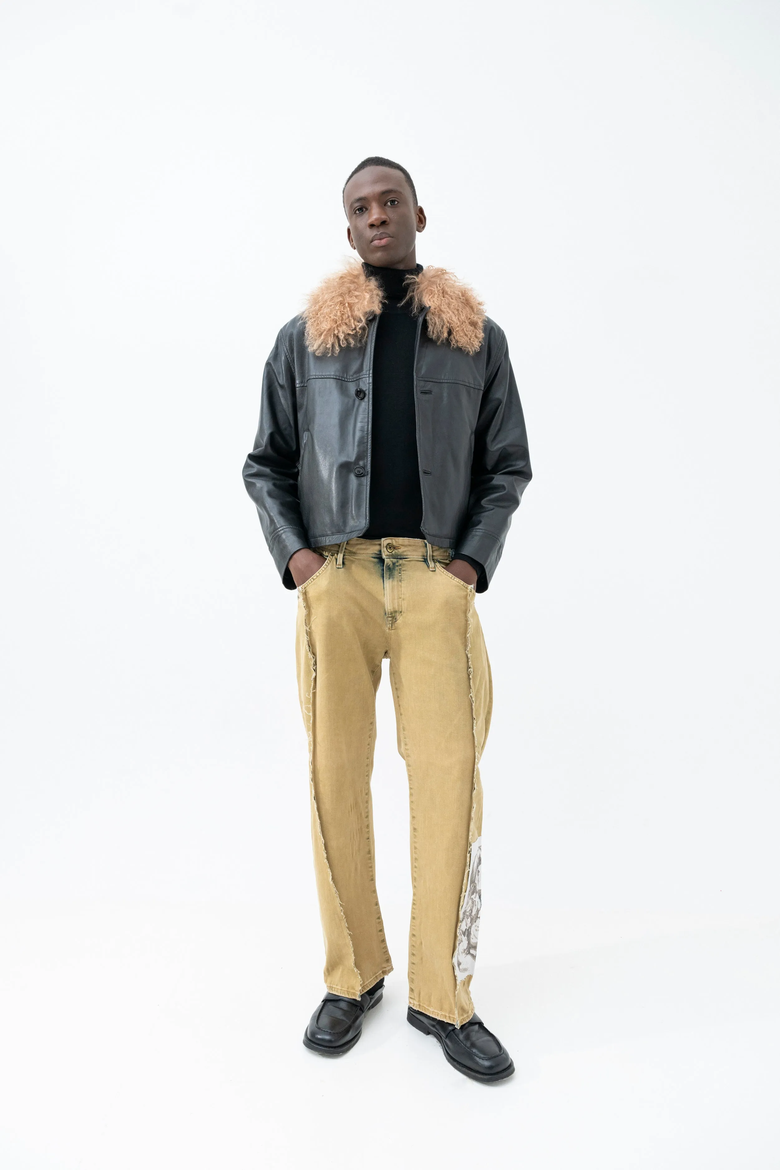 STRAIGHT PATCH PANTS