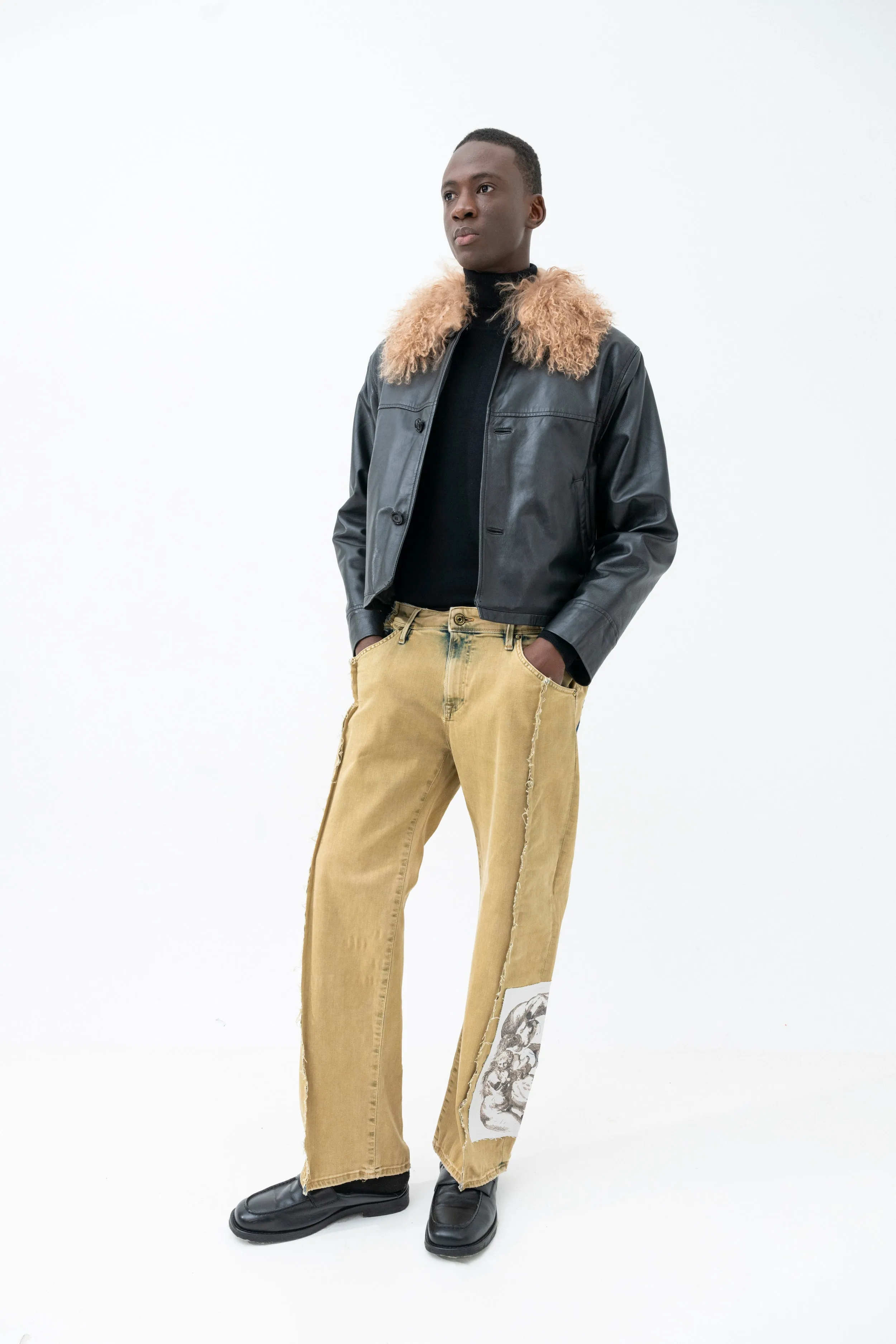 STRAIGHT PATCH PANTS