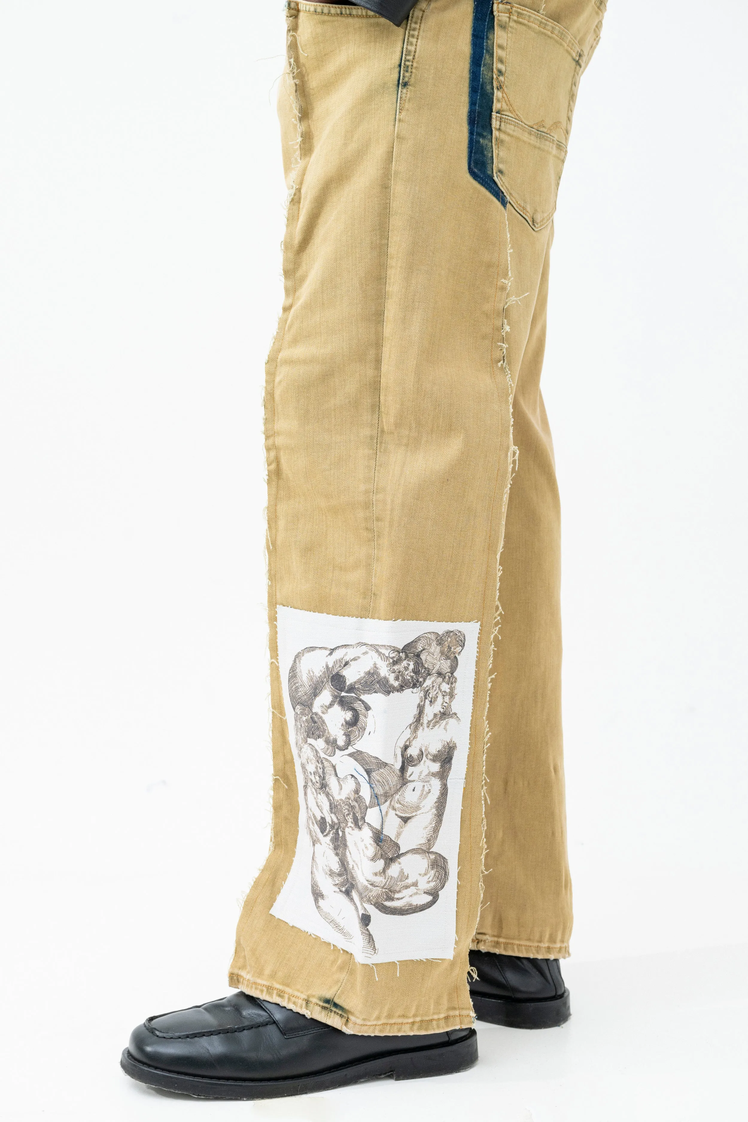 STRAIGHT PATCH PANTS