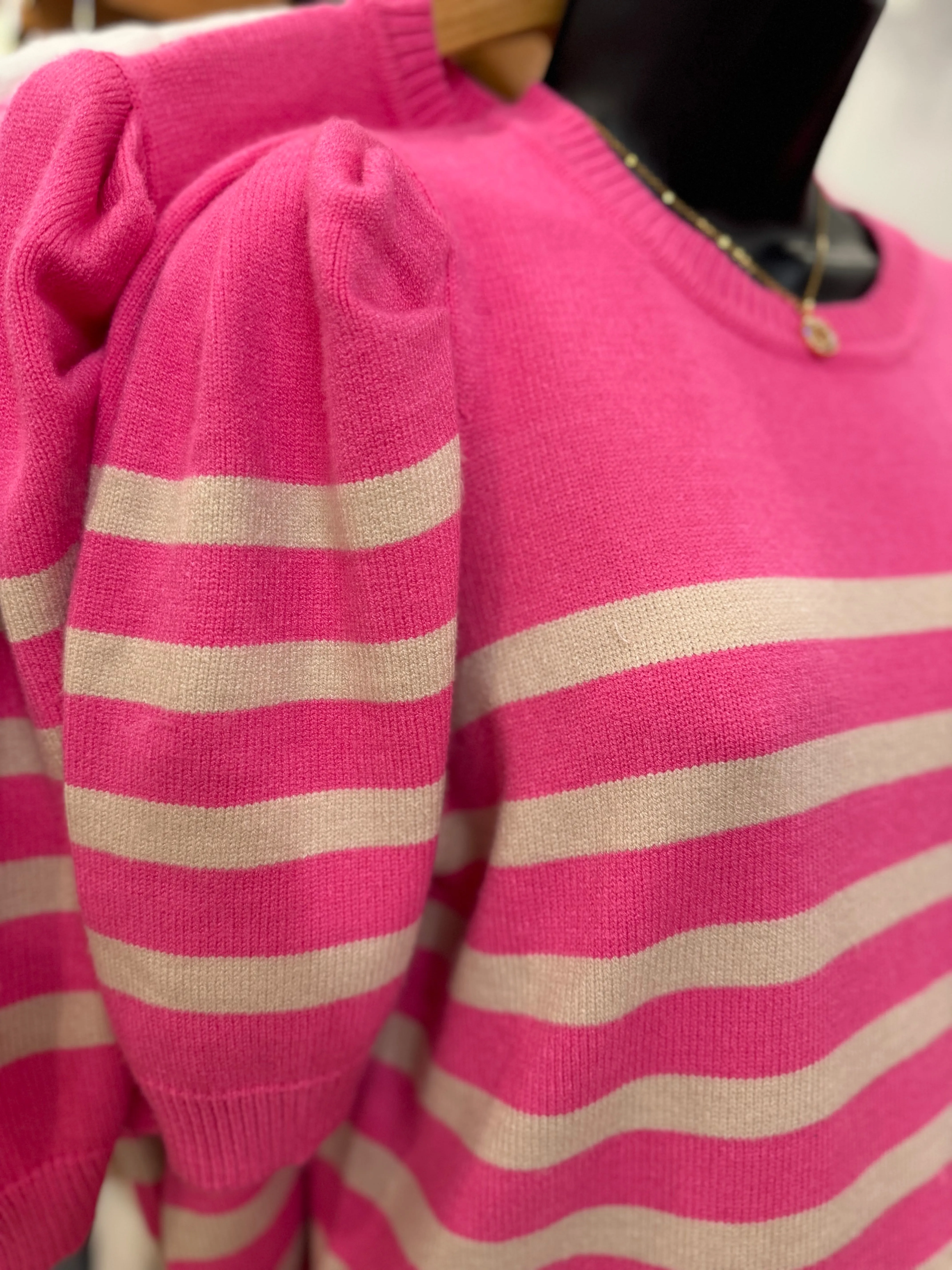 Striped and Playful Sweater Top
