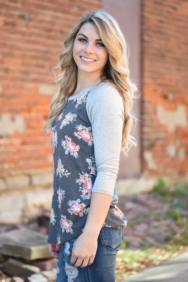 Suit Your Fancy Floral Top