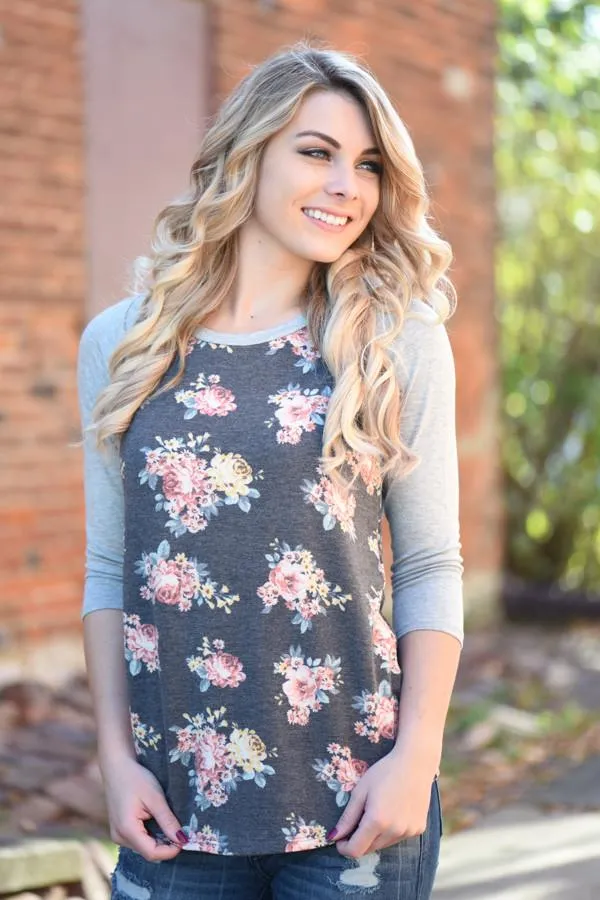 Suit Your Fancy Floral Top
