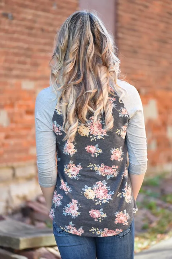 Suit Your Fancy Floral Top