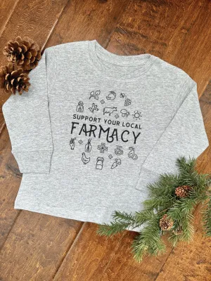 Support Your Local Farmacy Long Sleeve Tee - Kids