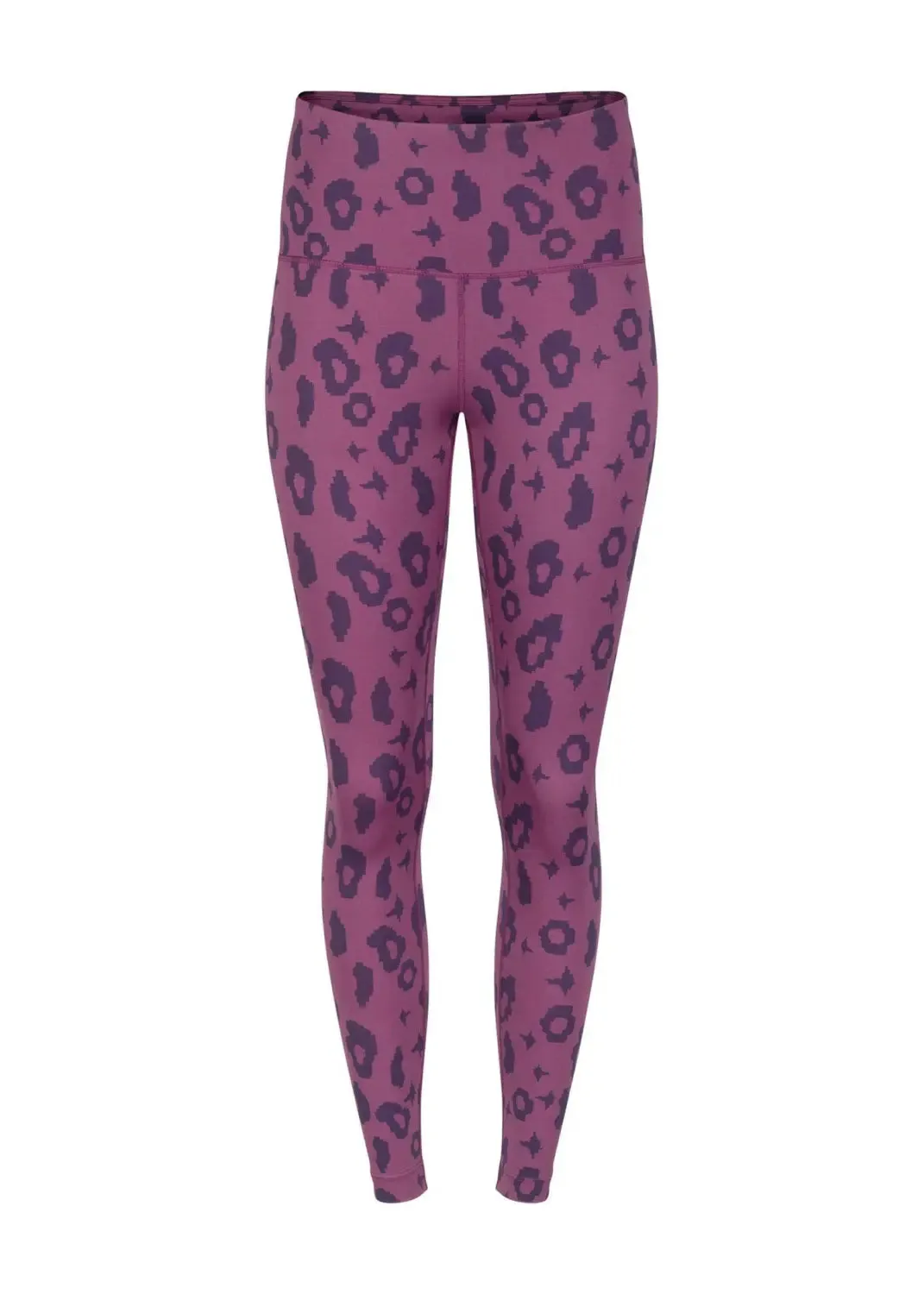Surf & Yoga Leggings in Lila Leopard