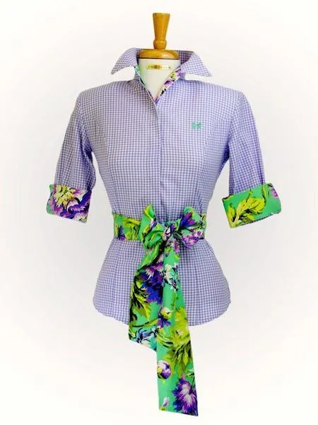 SWEET JANE IN LILAC WITH SASH
