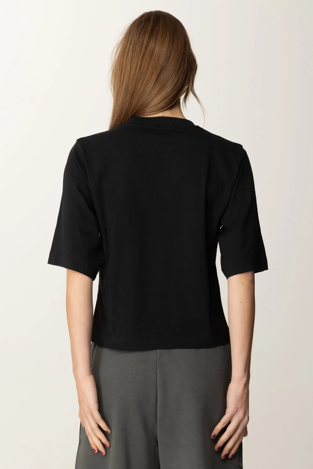 T-shirt con Logo In Tono