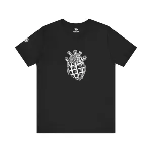 Tactical Heart Grenade - Unisex Jersey Short Sleeve Tee
