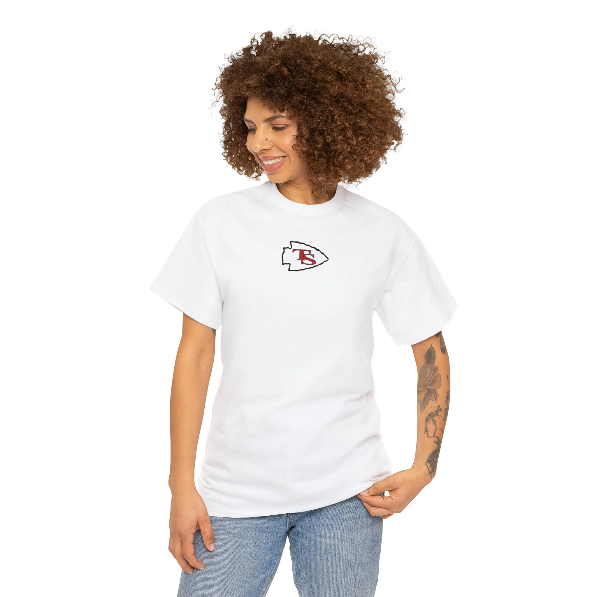 Taylor Swift Kansas City Chiefs Unisex Cotton Short Sleeved T-Shirt Travis Kelce 87