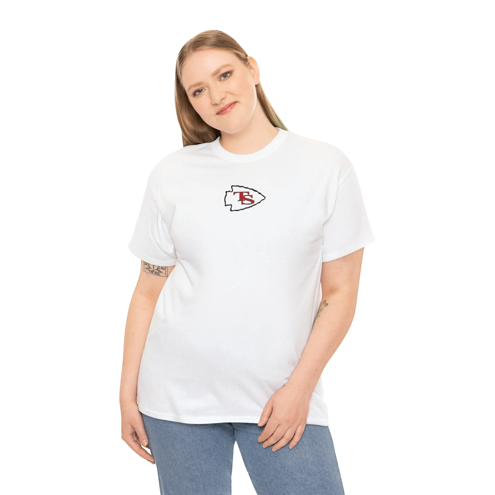 Taylor Swift Kansas City Chiefs Unisex Cotton Short Sleeved T-Shirt Travis Kelce 87
