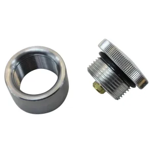 TC Bros Aluminum Vented Filler Cap with Bung for Oil or Gas Tanks