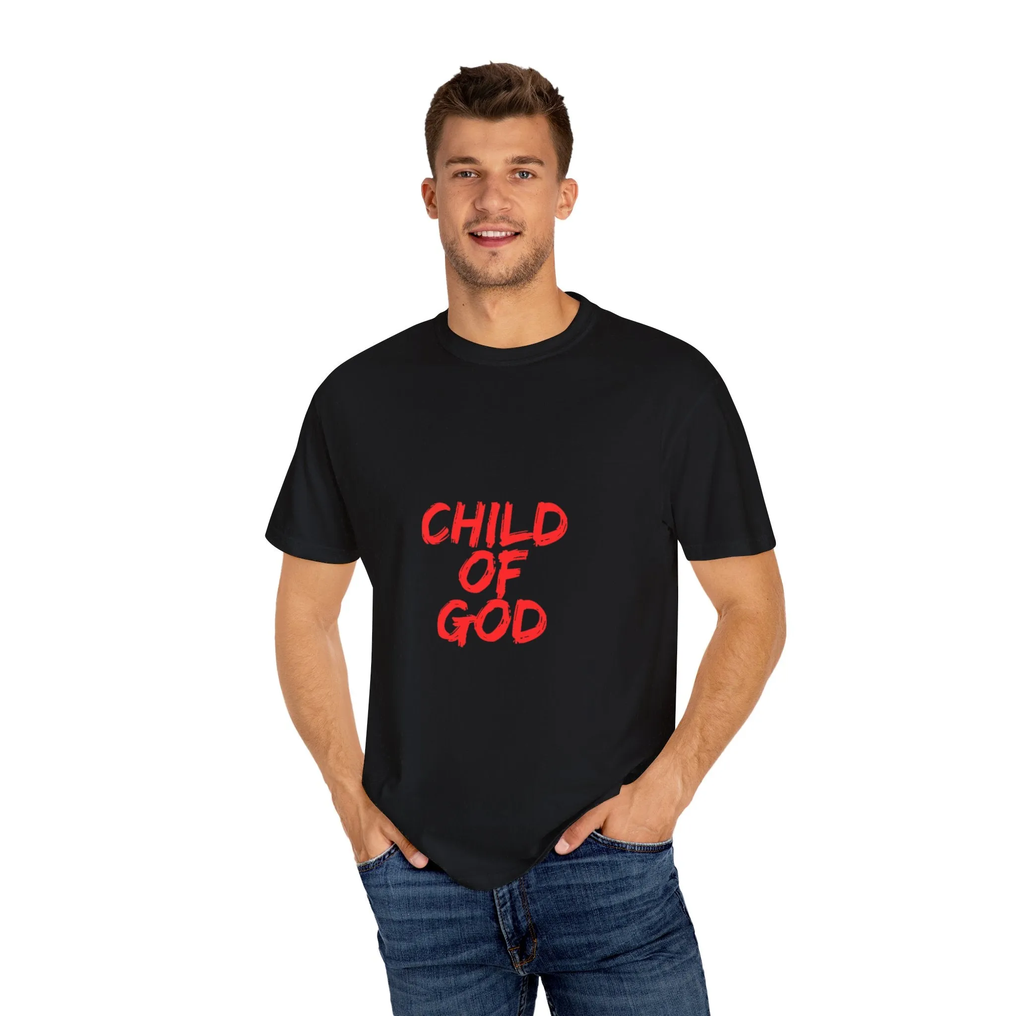 The Child of God Tee with Red Letters