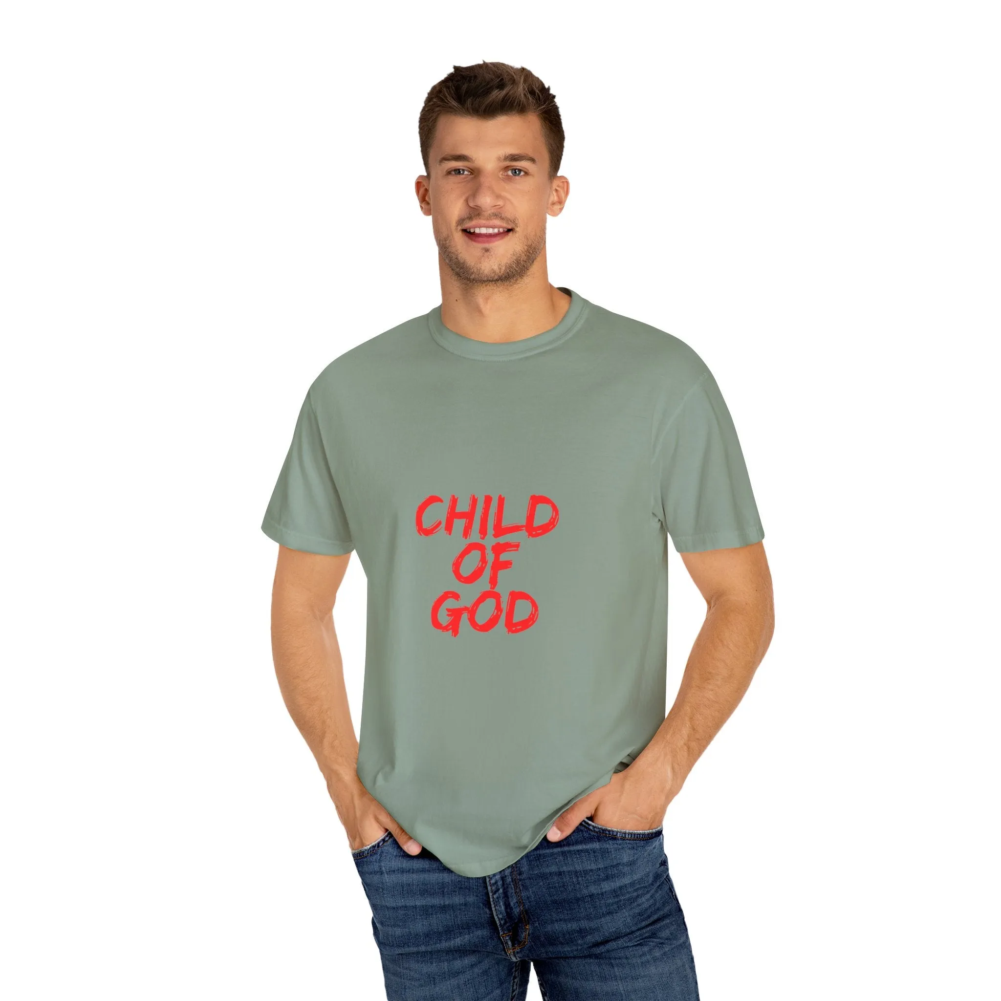 The Child of God Tee with Red Letters