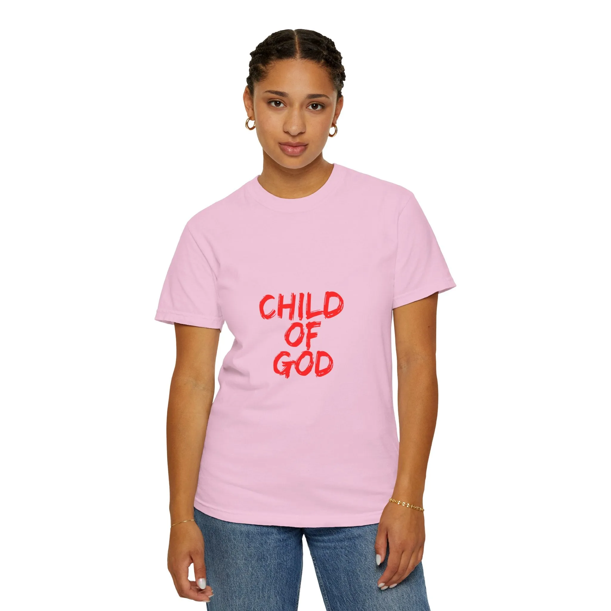 The Child of God Tee with Red Letters