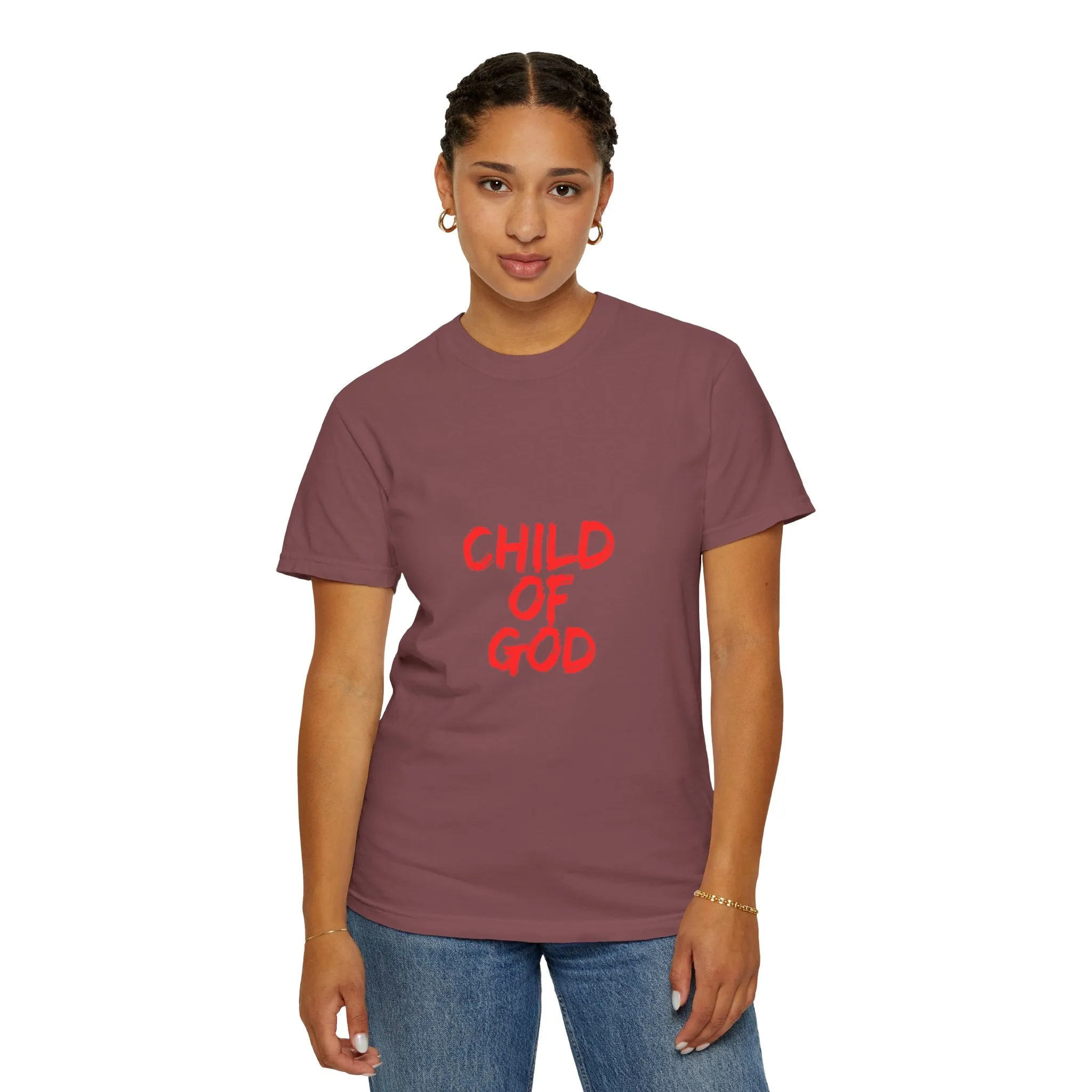 The Child of God Tee with Red Letters
