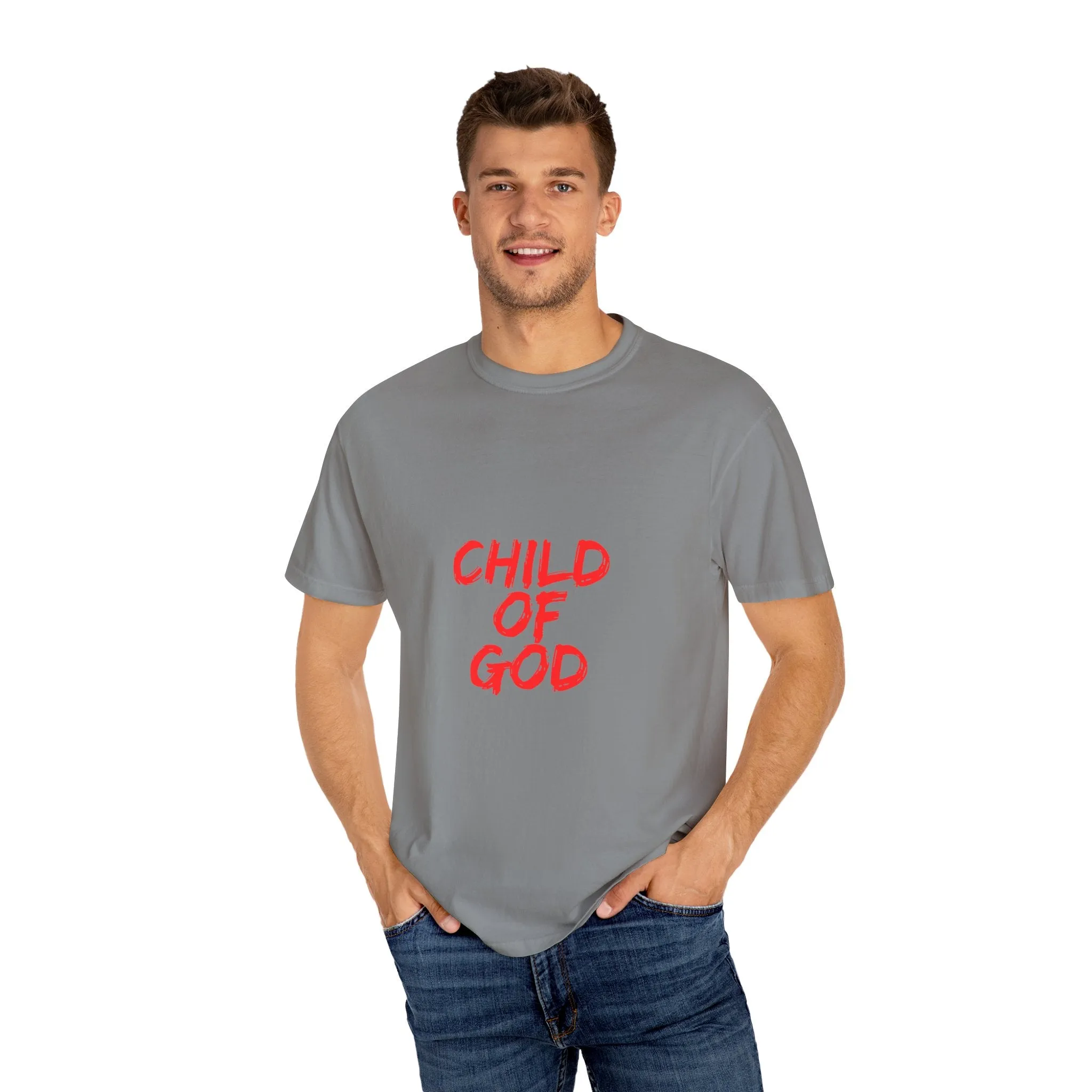 The Child of God Tee with Red Letters