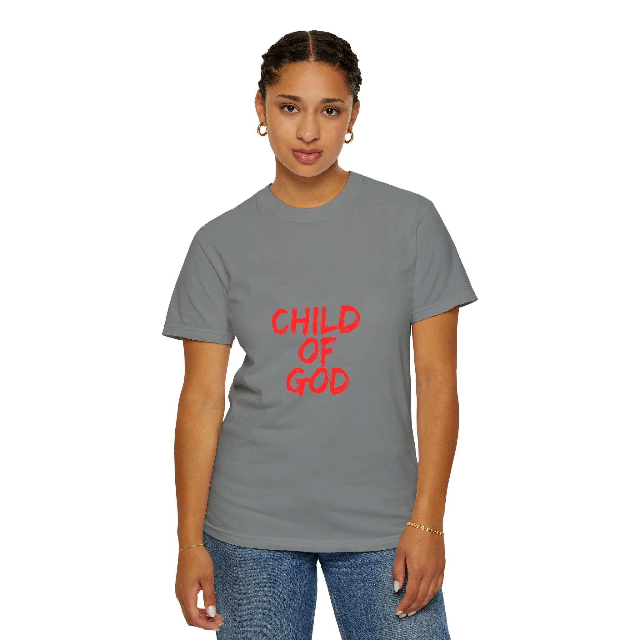 The Child of God Tee with Red Letters